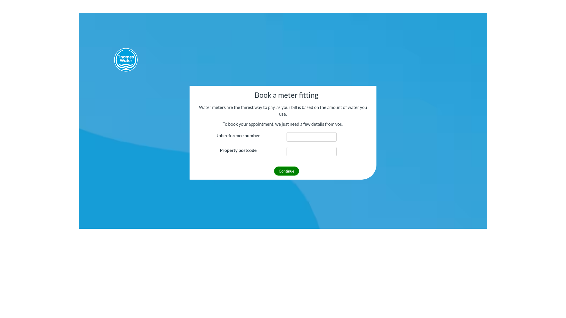 website screenshot of https://mgswater1.my.site.com/OAB/s/