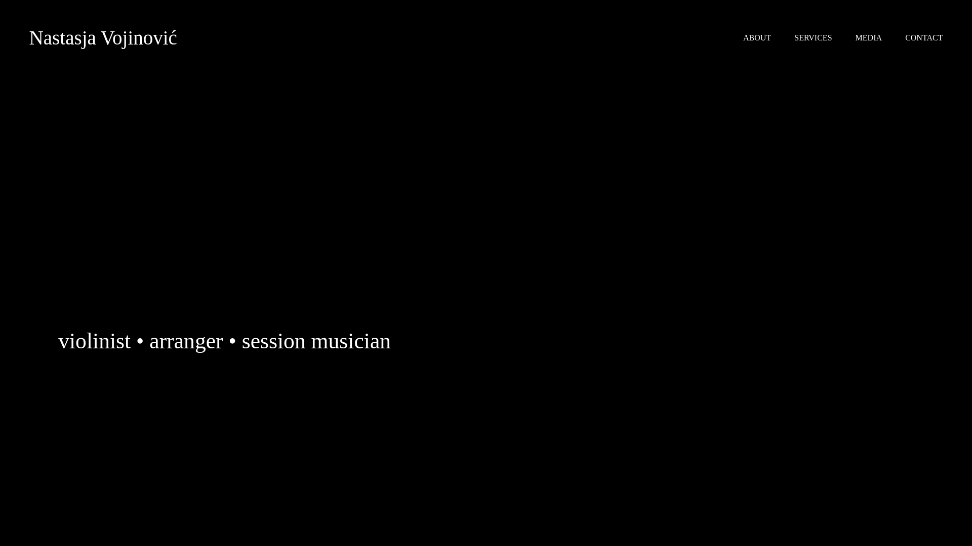 website screenshot of https://vojinovna.org/