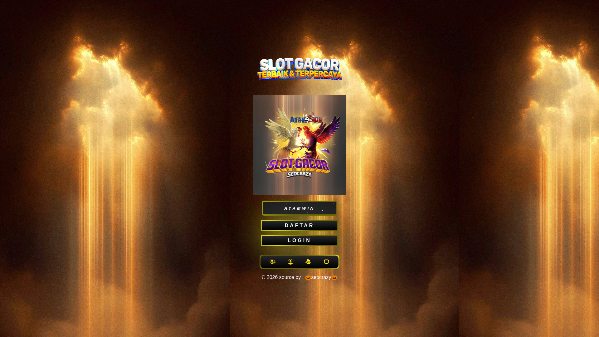 website screenshot of https://ayamwin-crzy.pages.dev/