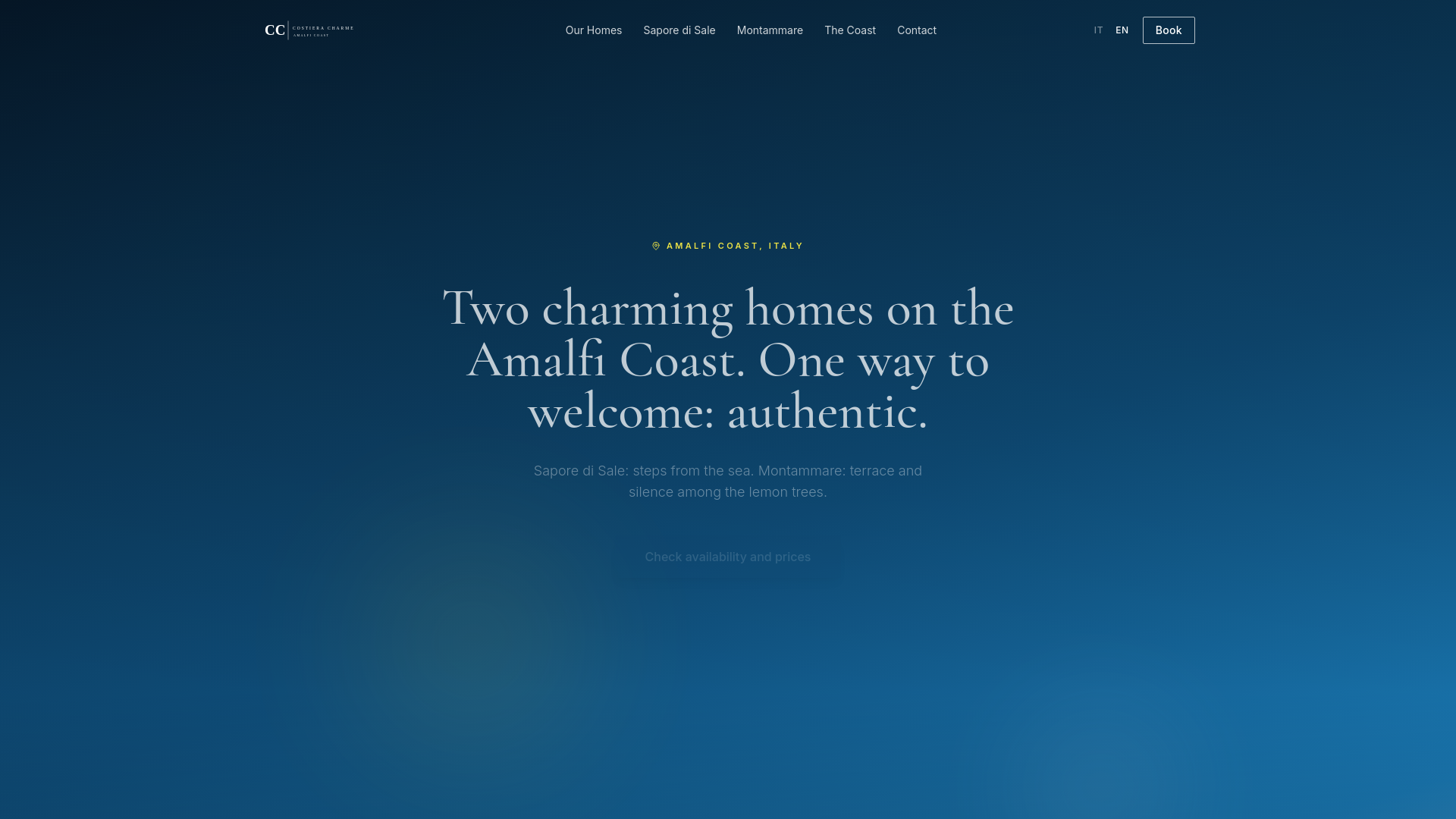 website screenshot of https://costieracharme.com/