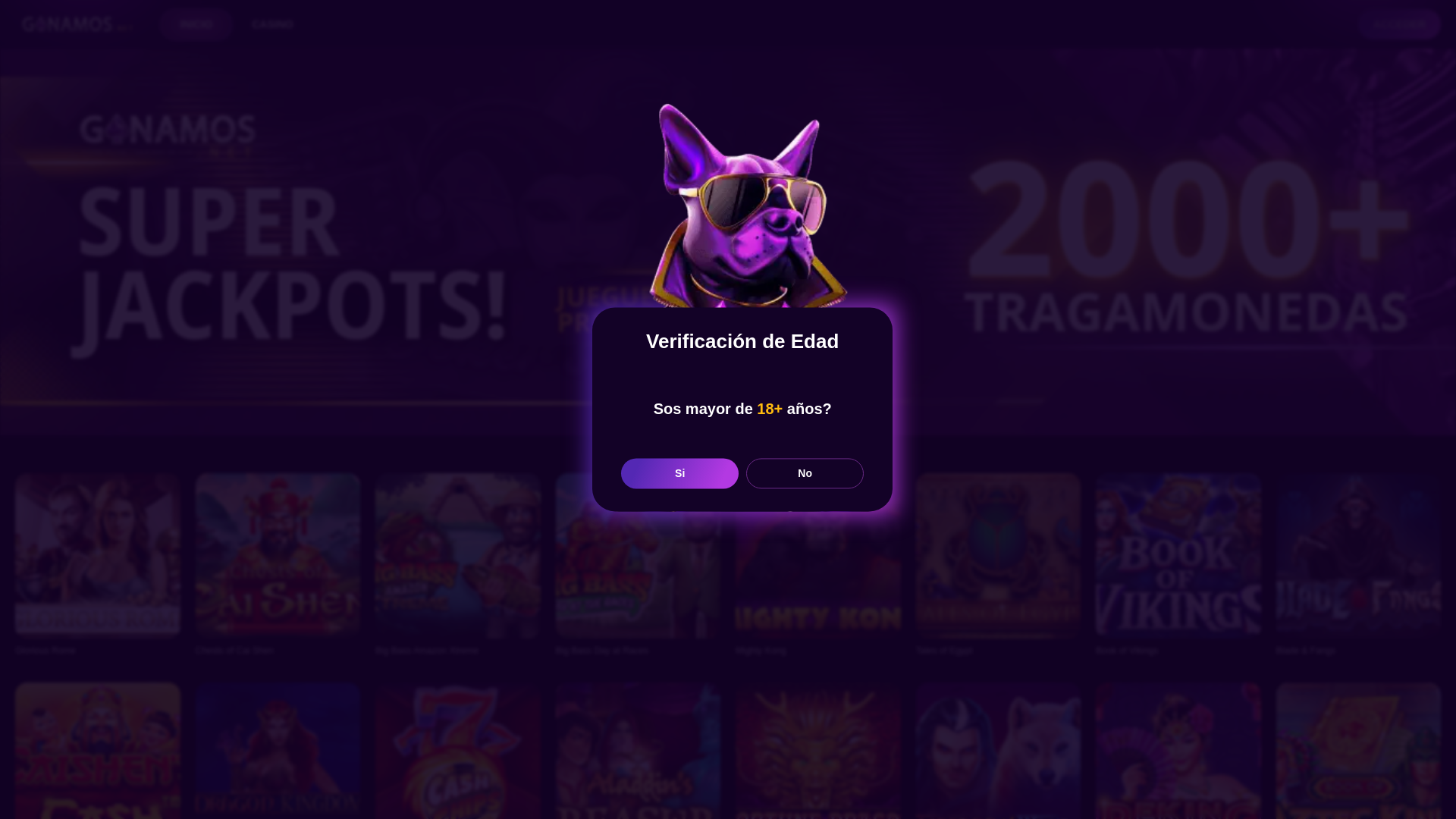 website screenshot of https://clonganamos2.pages.dev/