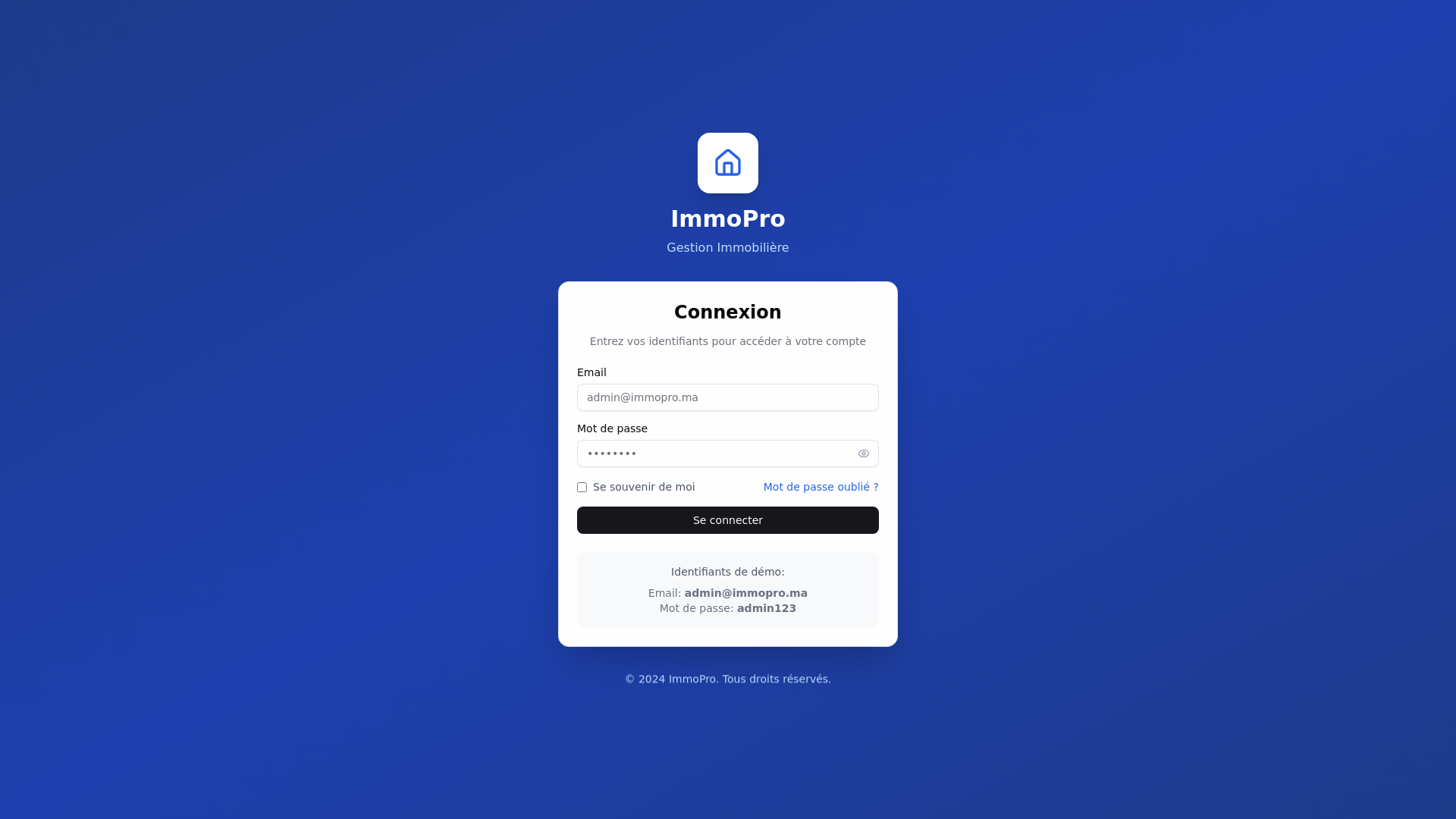 website screenshot of https://immosaas.com/