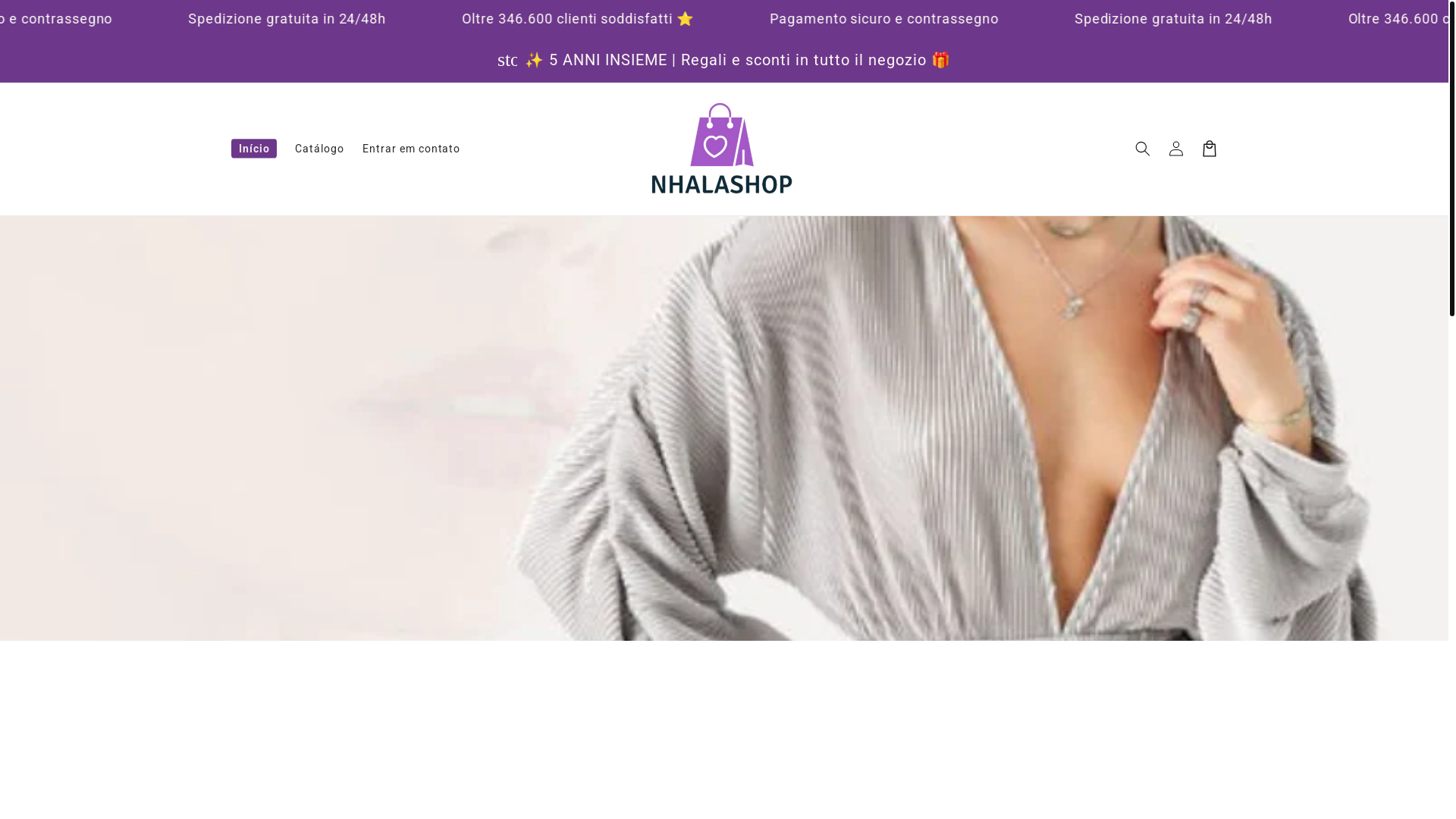 website screenshot of https://nhalashop.store/