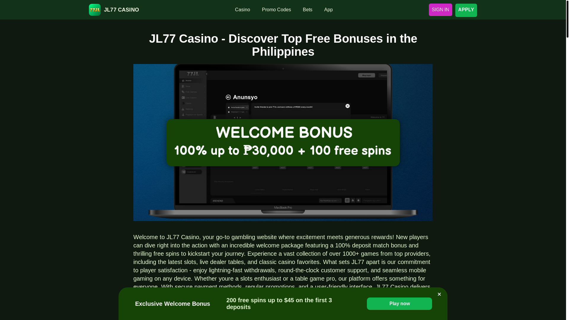 website screenshot of https://jl77-casino-net.pages.dev/