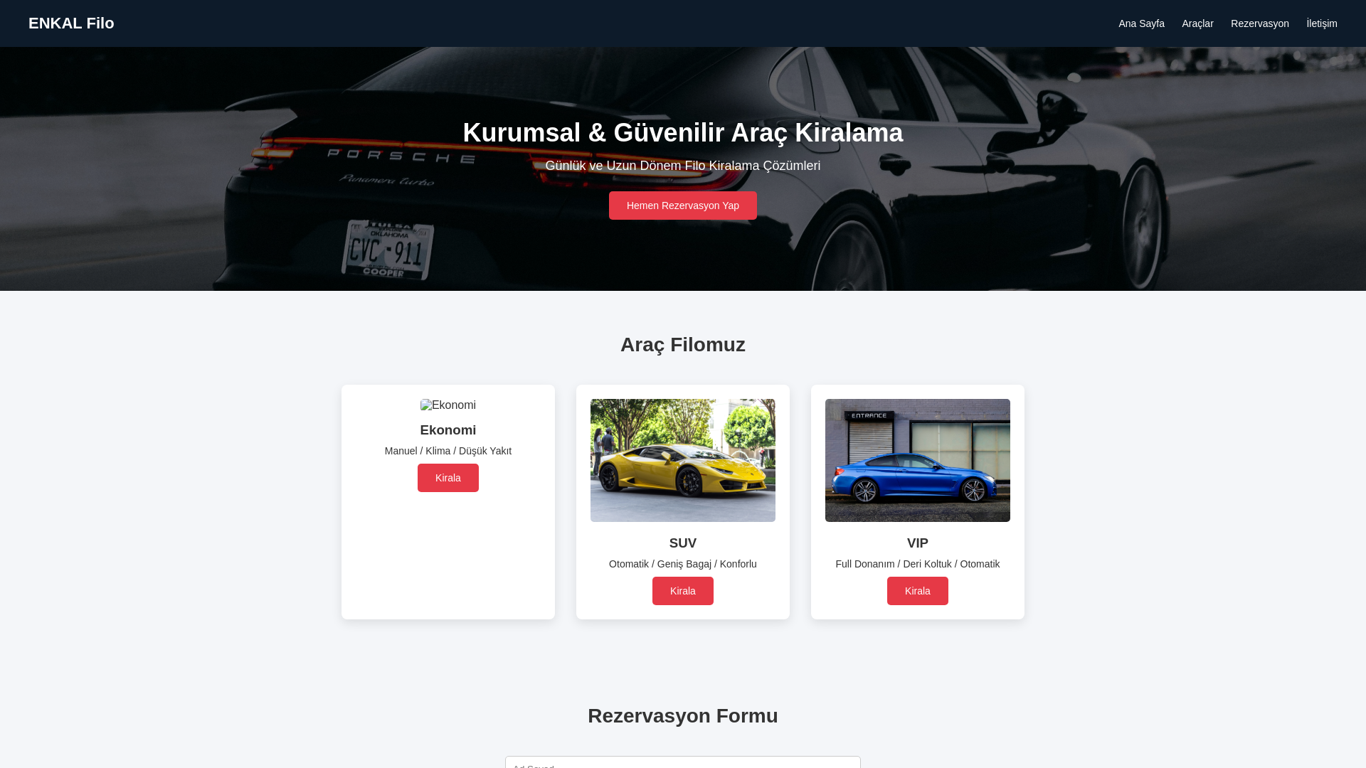 website screenshot of https://mottokurumsalfilo.com/