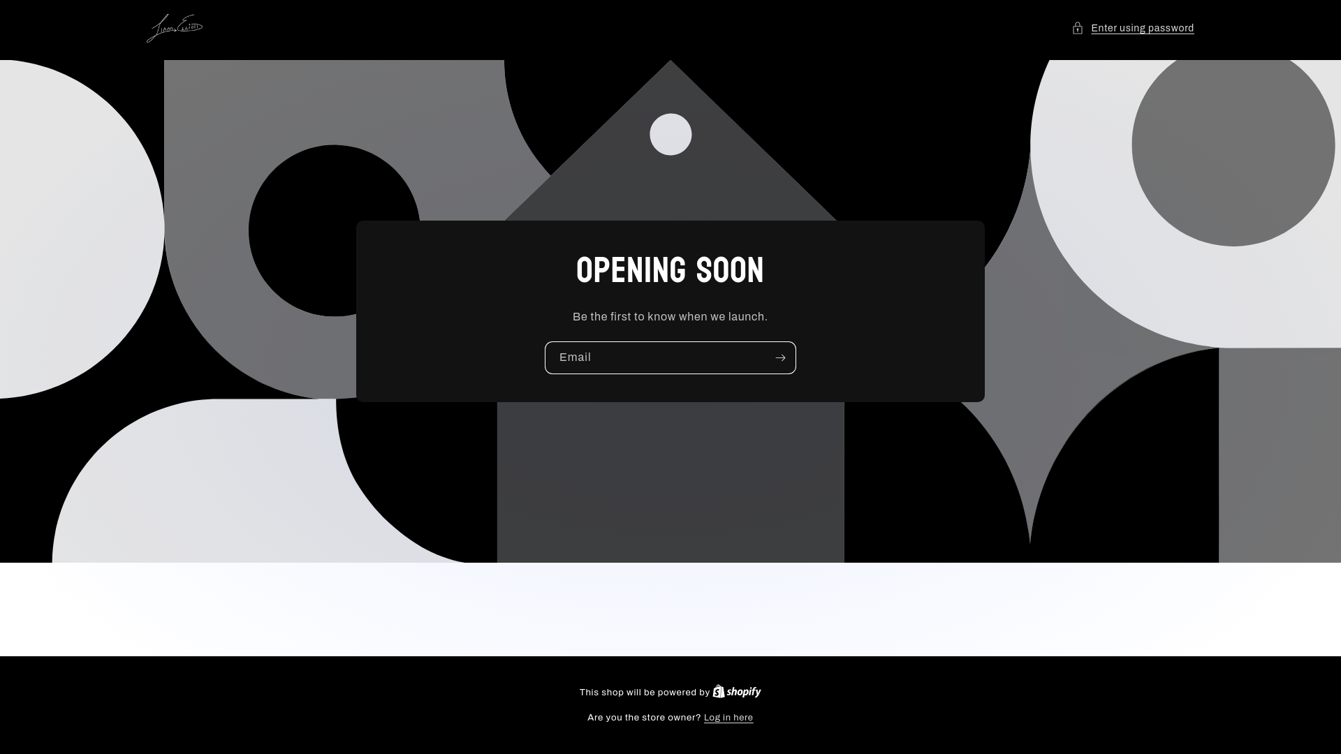 website screenshot of https://liamelliot.shop/