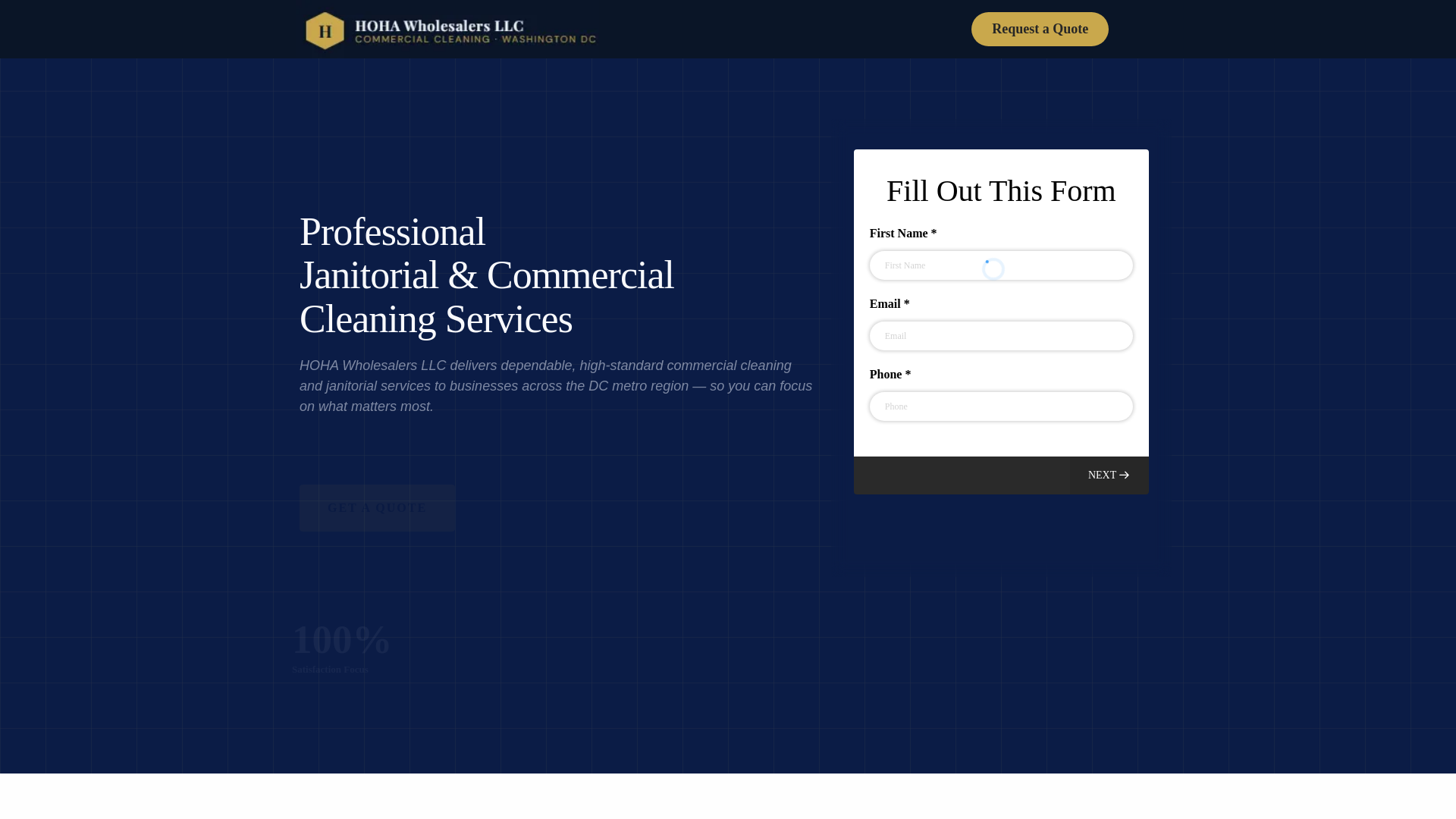 website screenshot of https://hohawholesalersllc.com