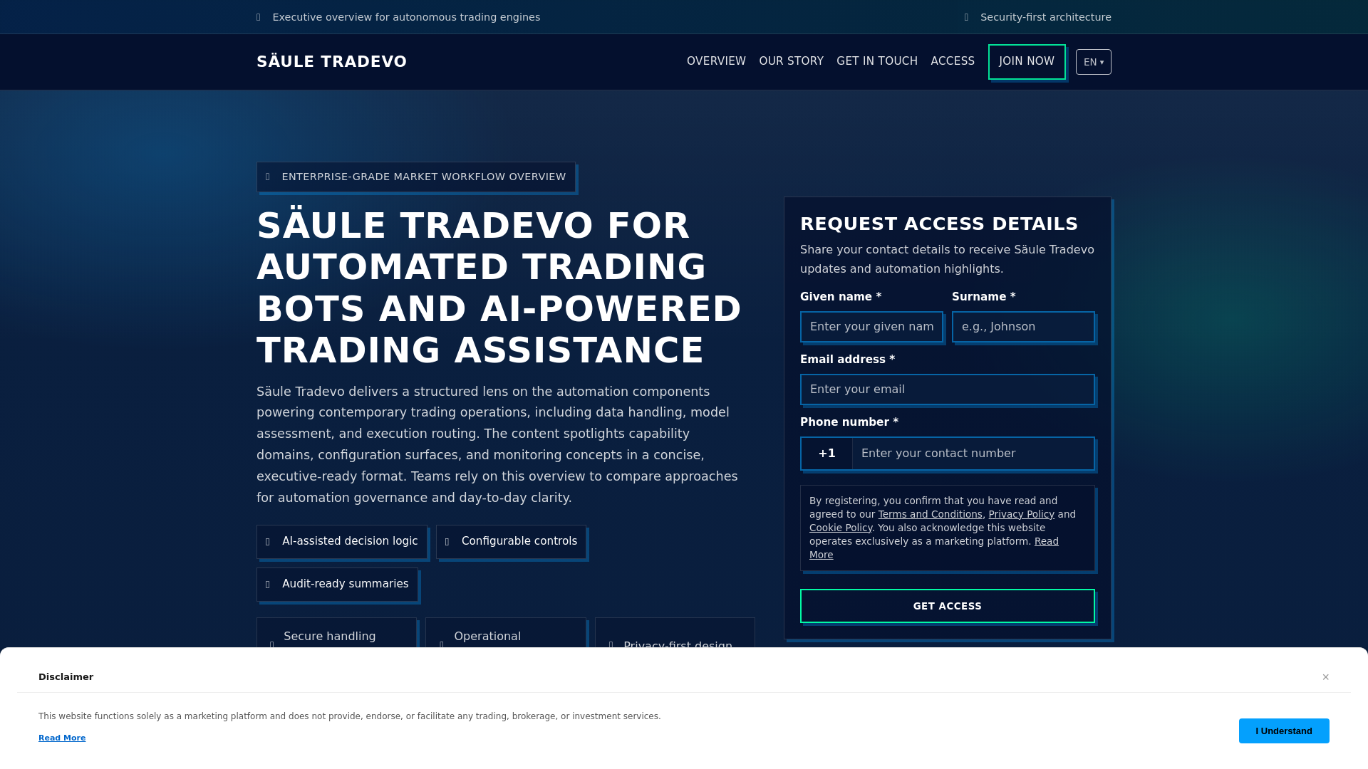website screenshot of https://sauletradevo.sbs/