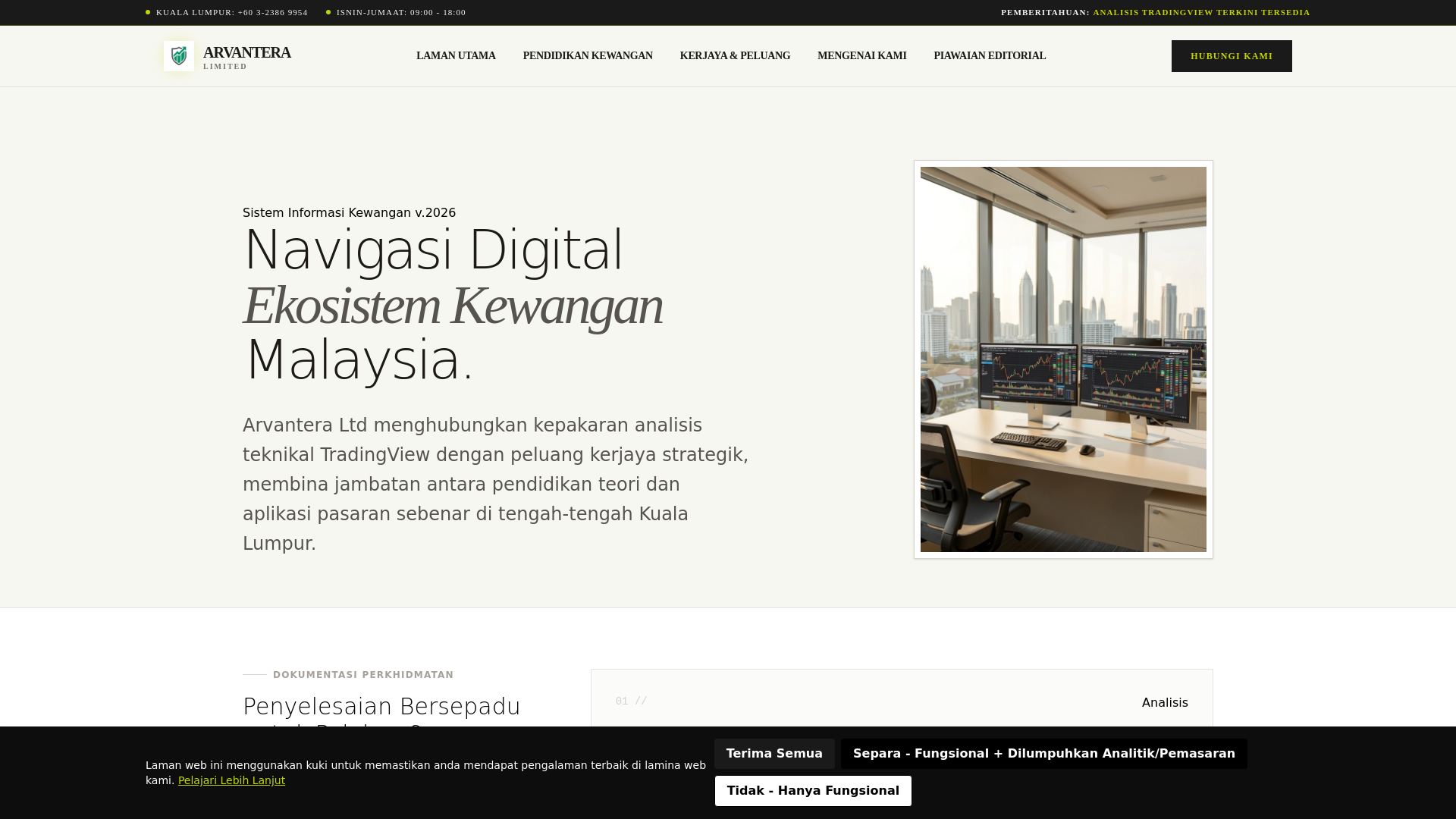 website screenshot of https://arvanteraltd.info/
