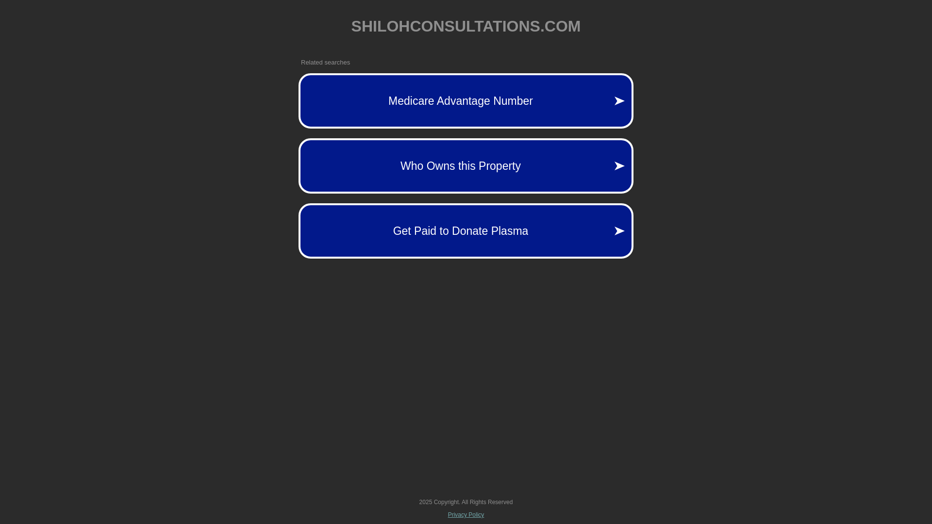 website screenshot of https://shilohconsultations.com/