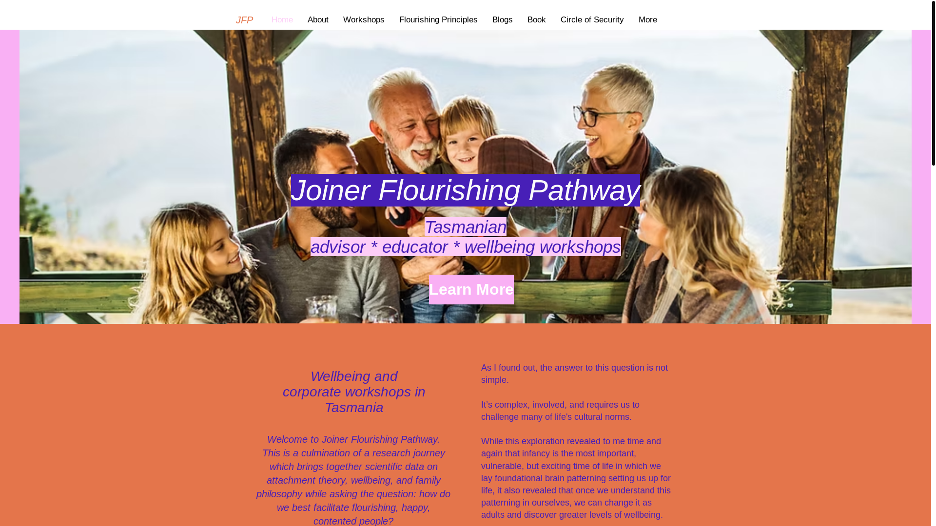 website screenshot of https://joinerflourishingpathway.online/