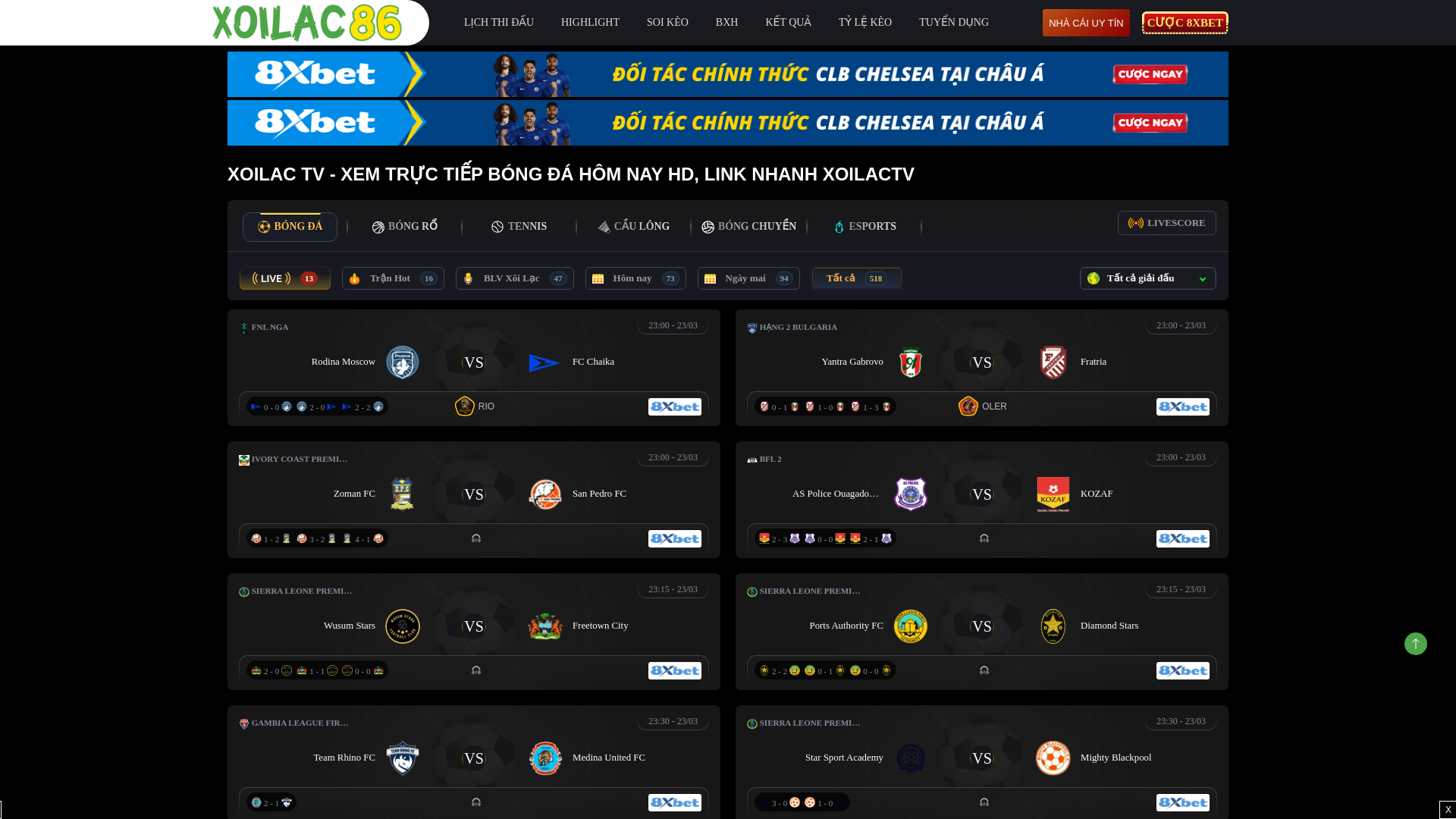 website screenshot of https://xoilacif.cc