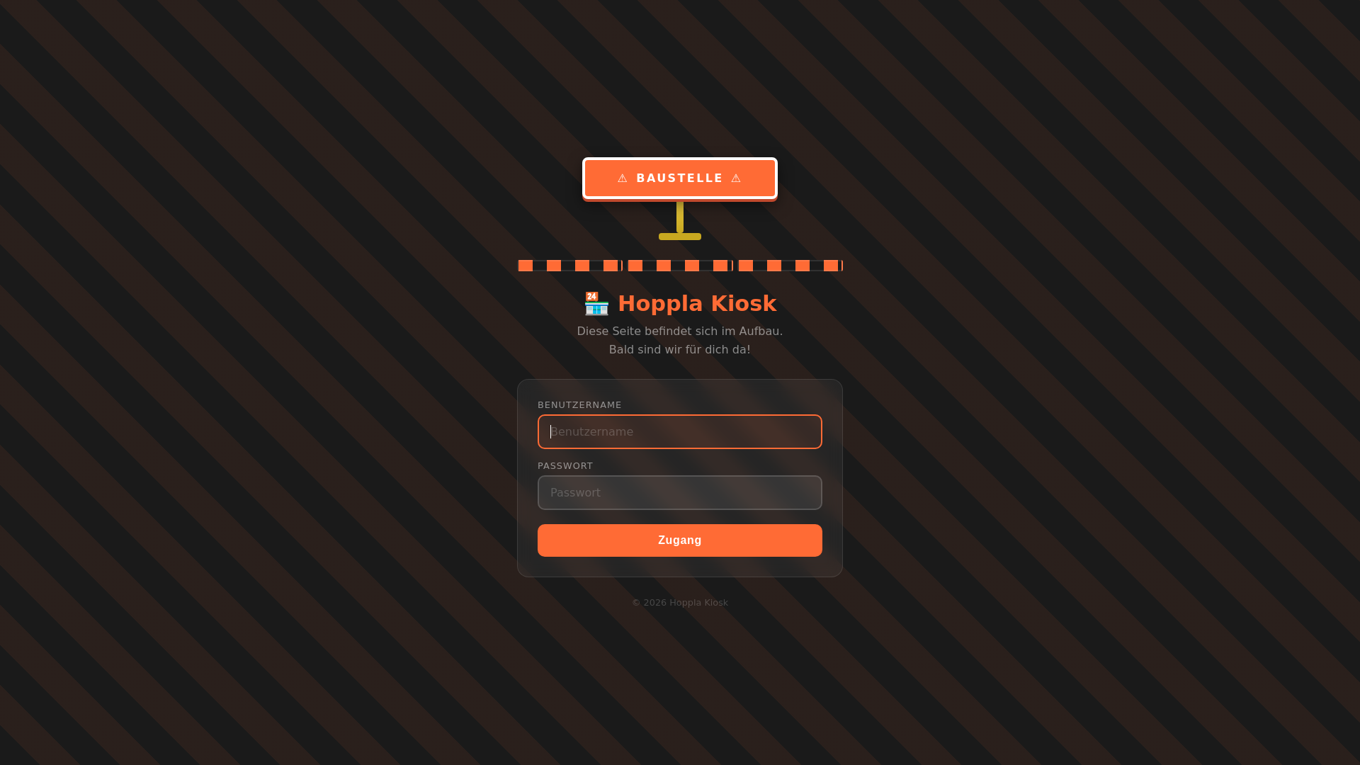 website screenshot of https://hoppla-kiosk.de/