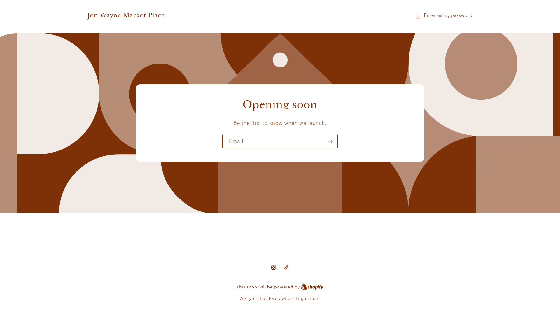 website screenshot of https://jenwaynemarketplace.com/