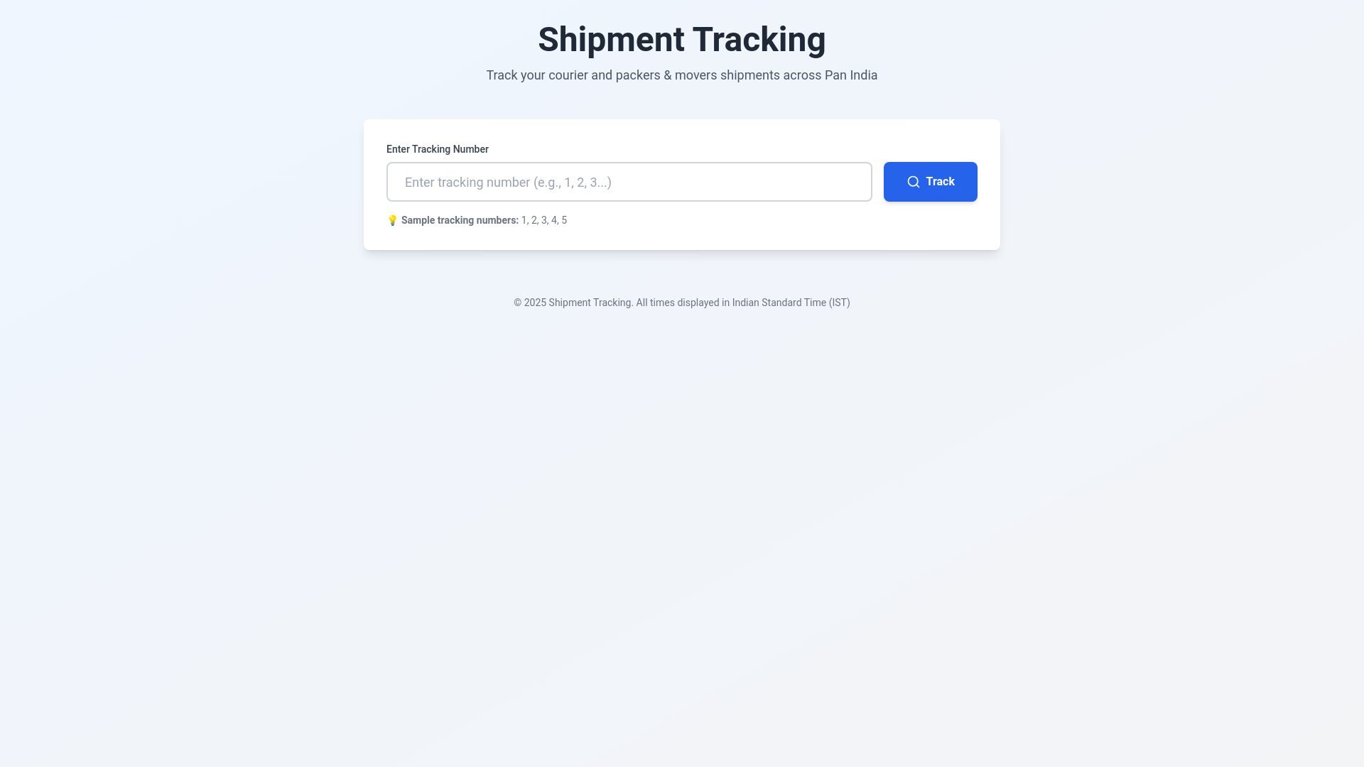 website screenshot of https://sambharwallogistics.world