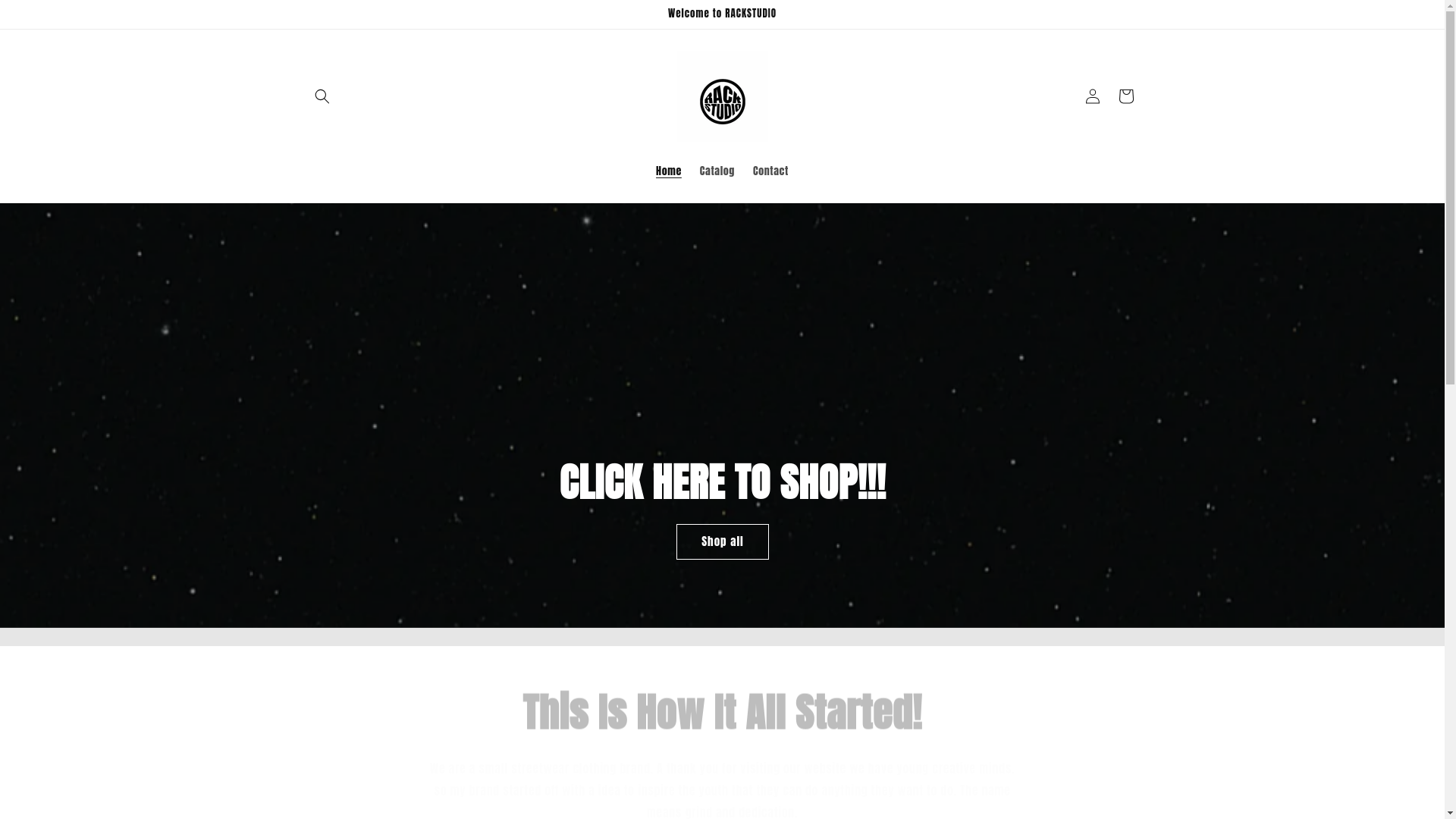 website screenshot of https://rackstudio.online/