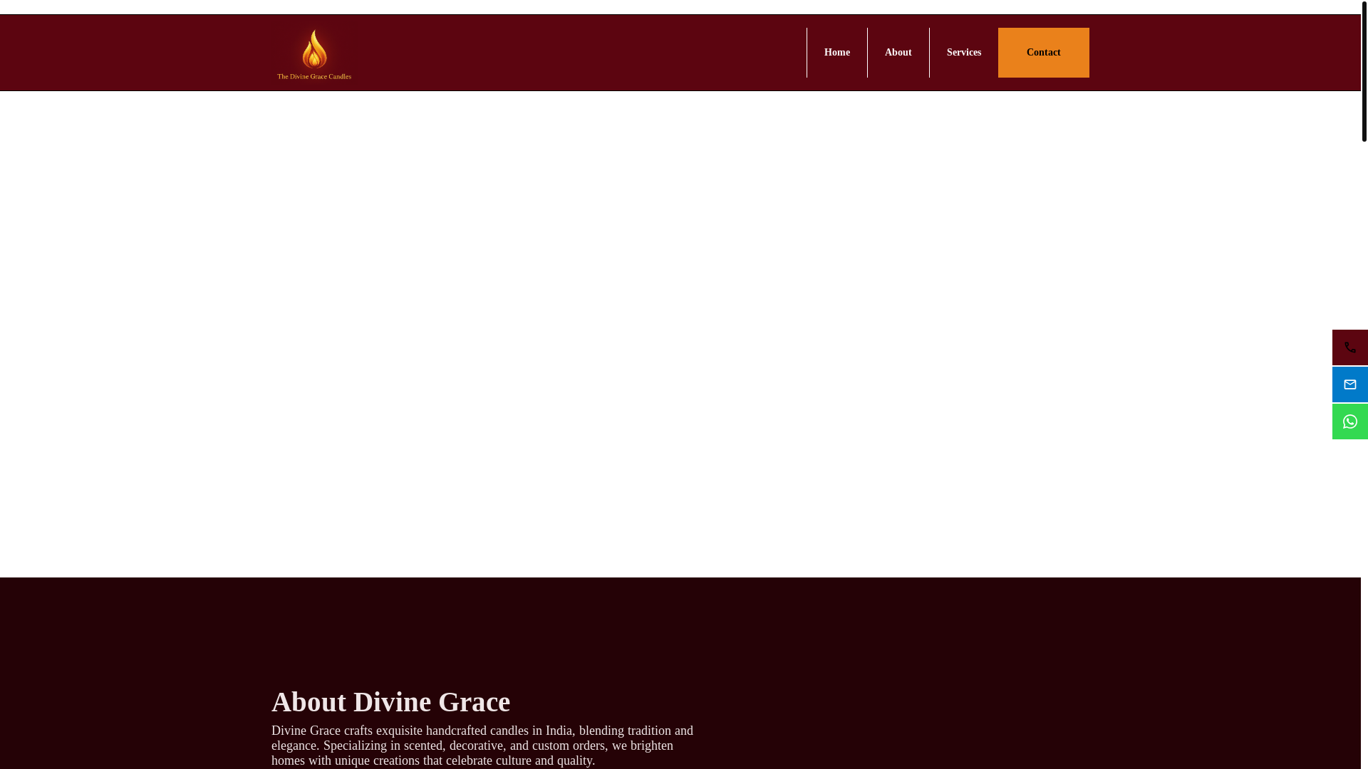 website screenshot of https://thedivinegrace21.in/