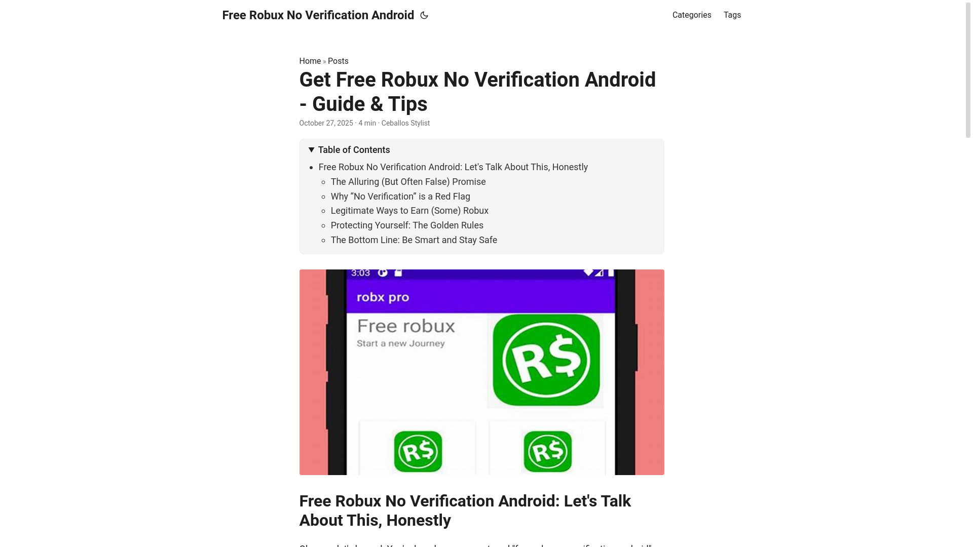 website screenshot of https://free-robux-no-verification-android.pages.dev/