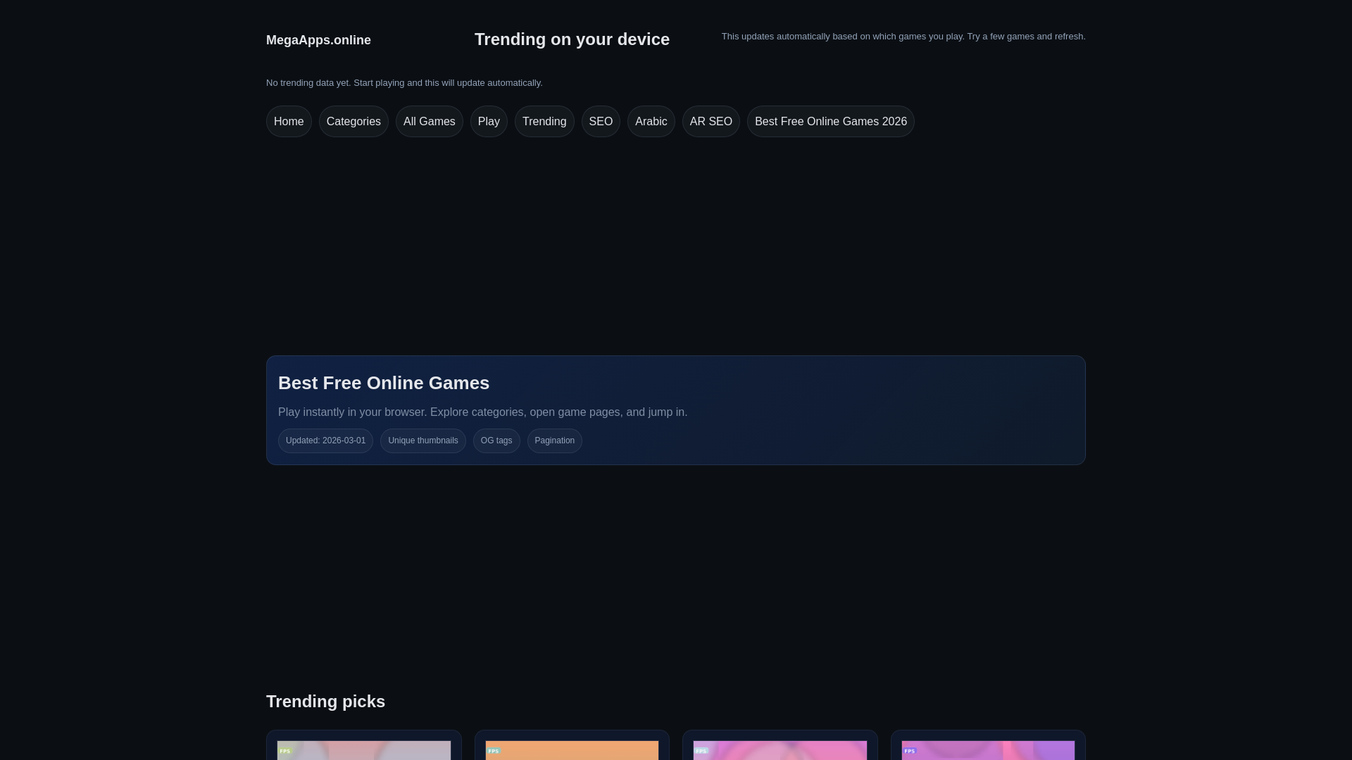 website screenshot of https://megaapp.pages.dev/