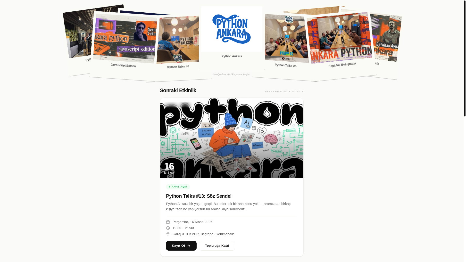 website screenshot of https://pythonankara.com/