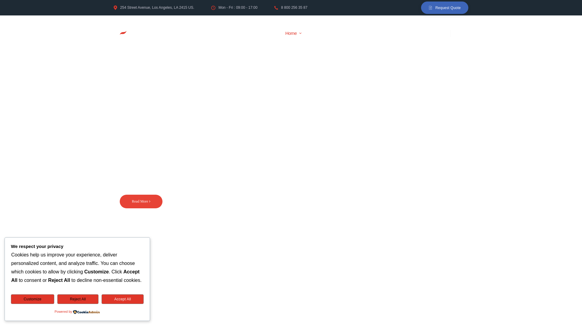 website screenshot of https://incadialtd.com/