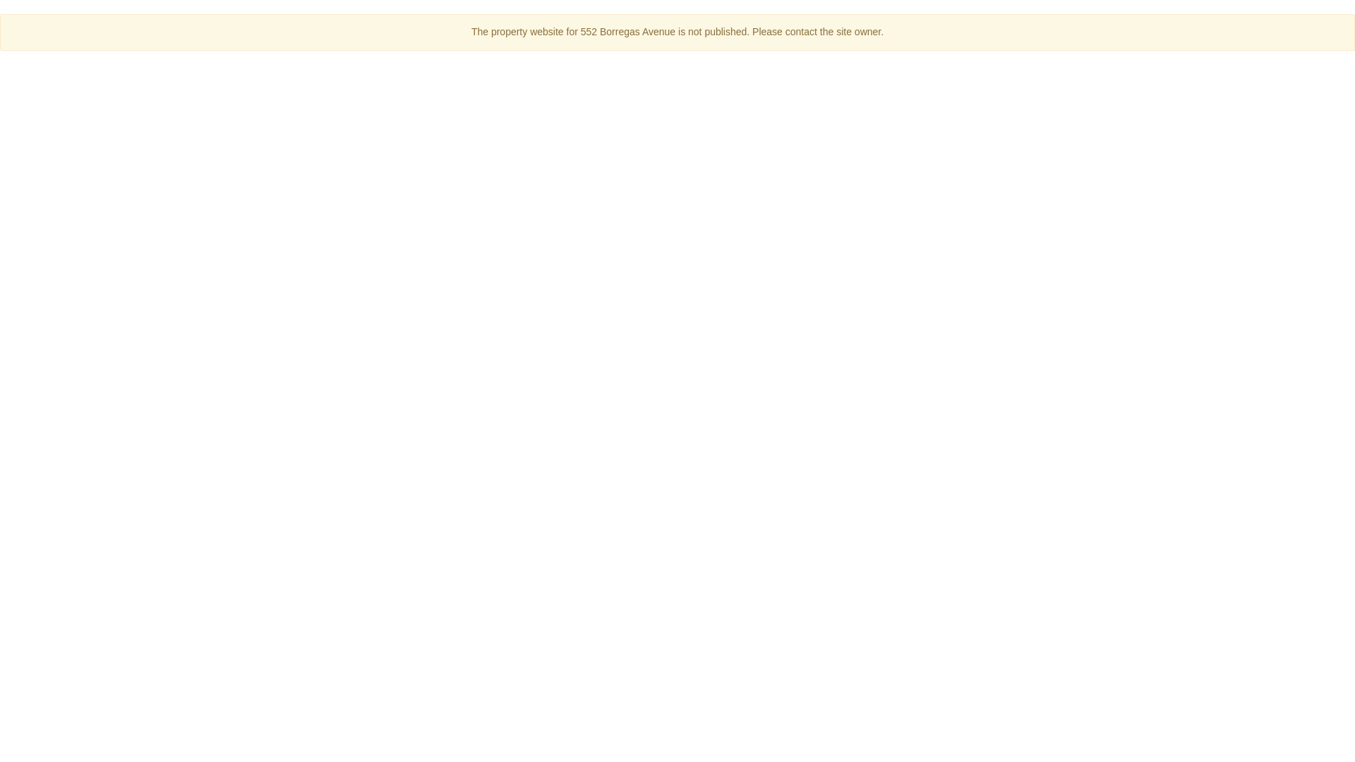 website screenshot of https://552borregasave.com/