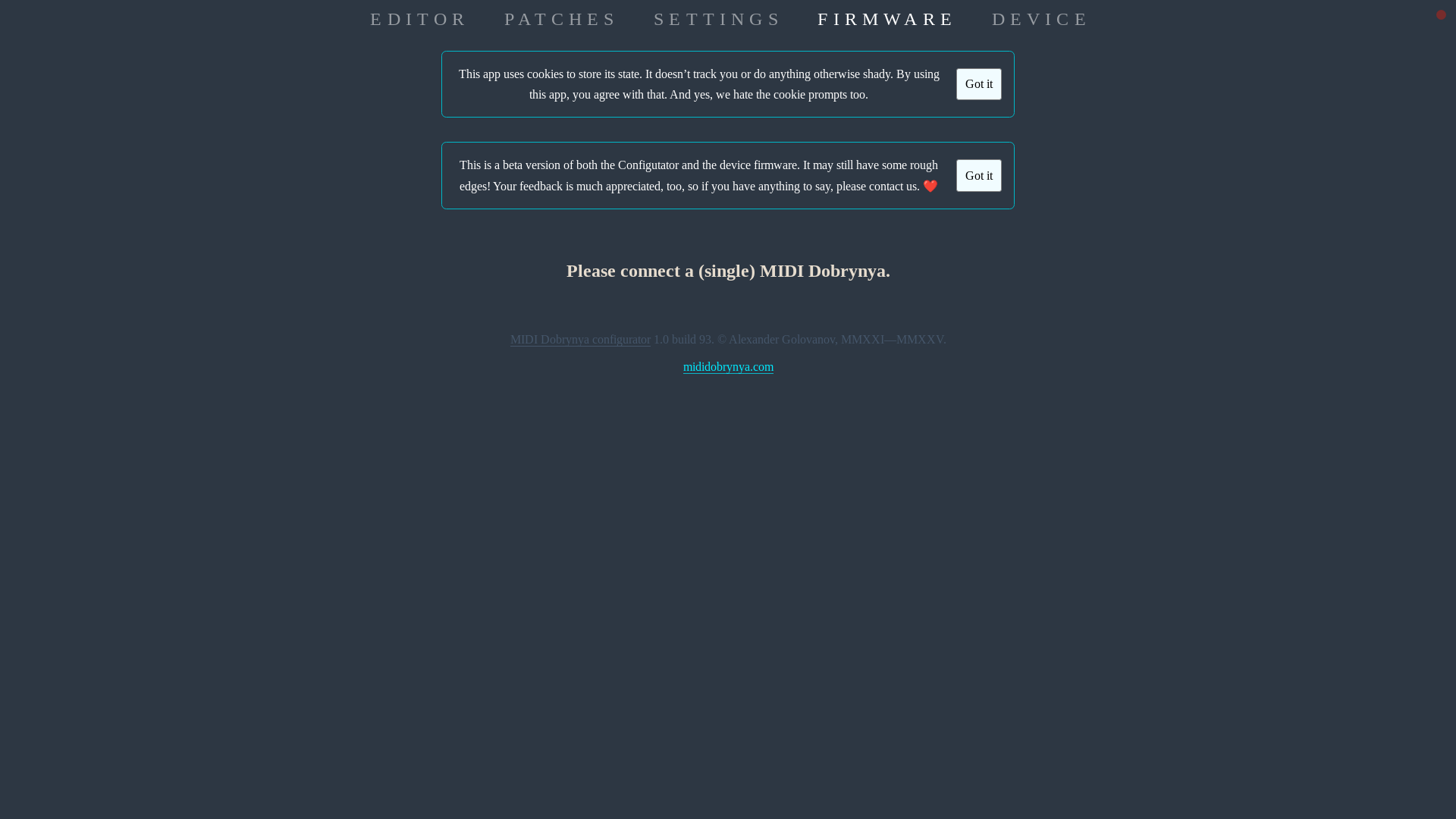 website screenshot of https://dobrynyaconfigurator.pages.dev/