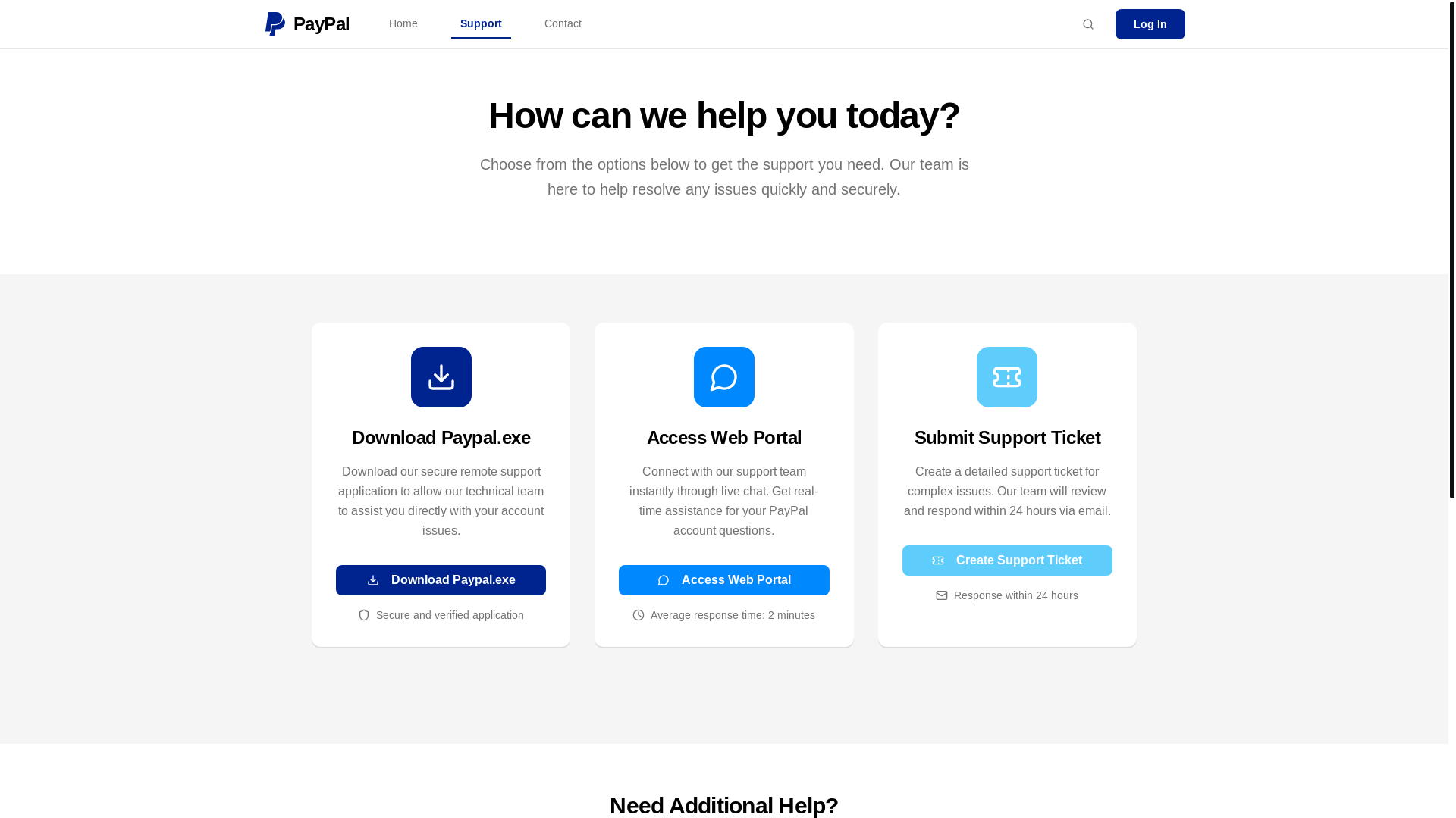 website screenshot of https://secure2factor.com/