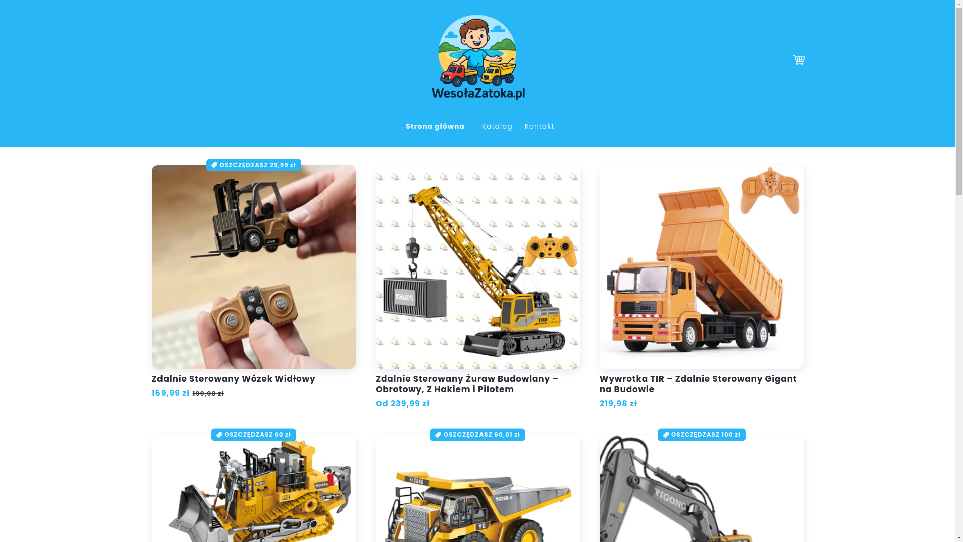 website screenshot of https://wesolazatoka.pl/