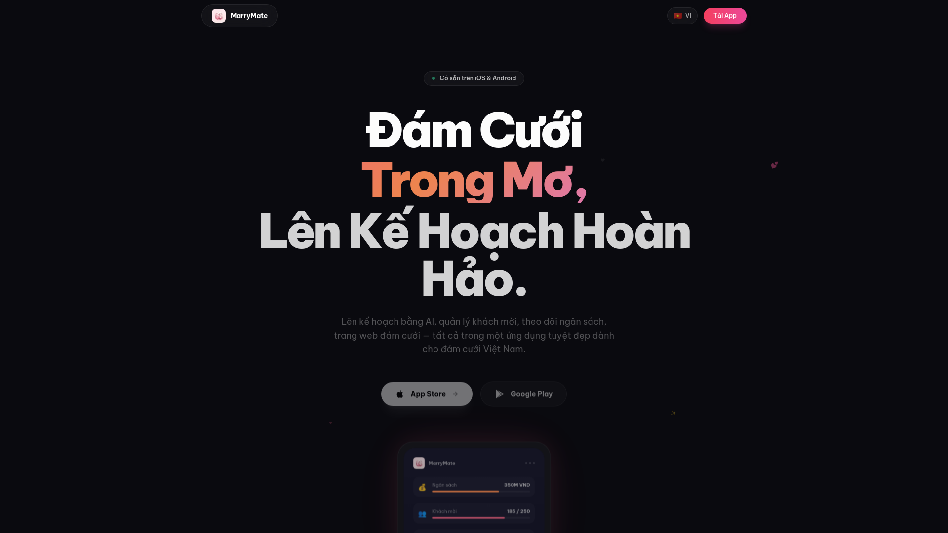 website screenshot of https://marry-mate.com/