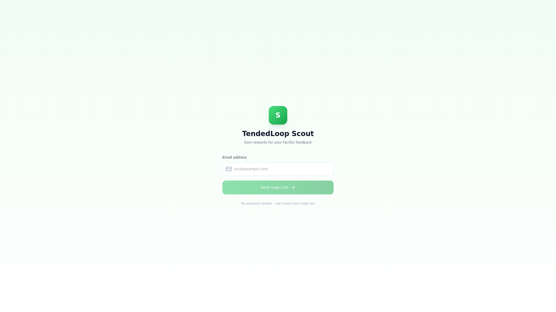 website screenshot of https://tendedloop-scout.pages.dev/