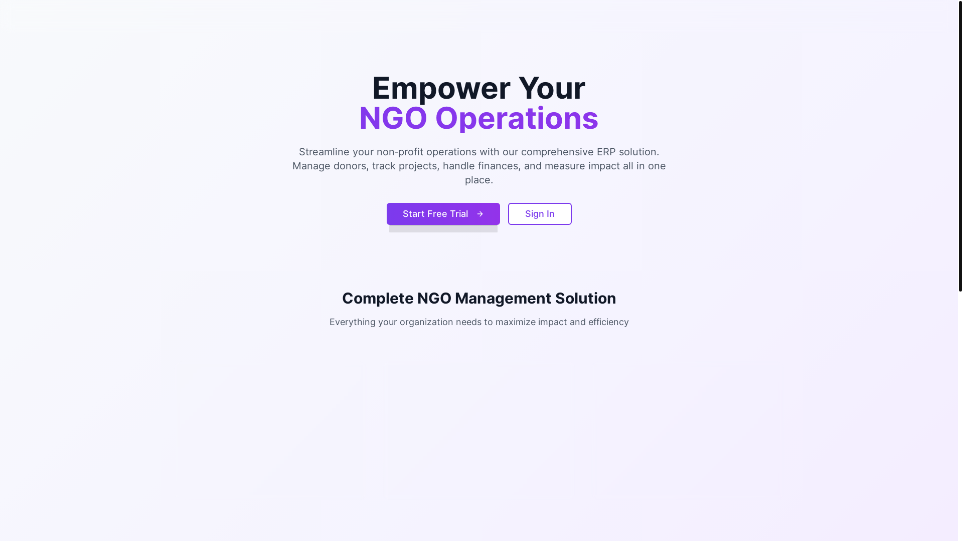 website screenshot of https://centoraerp.com/