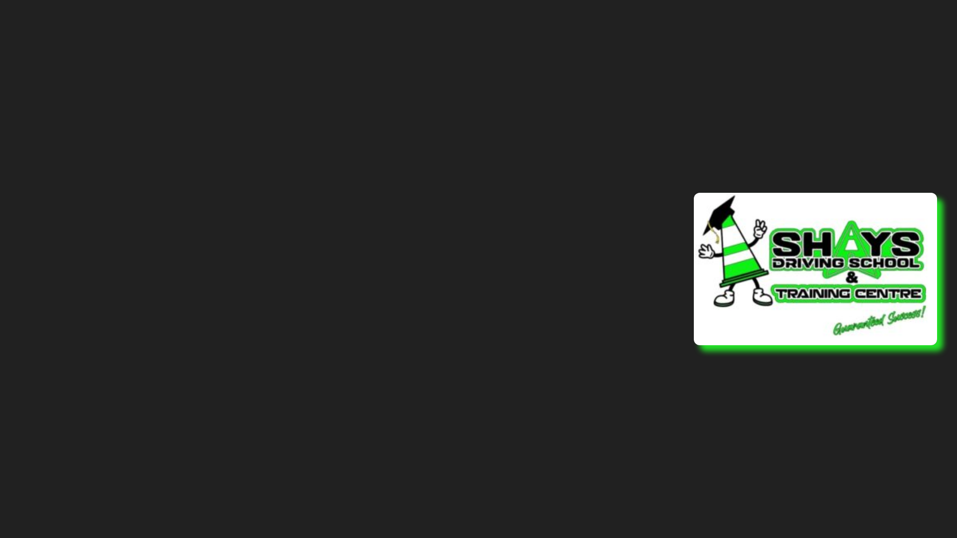 website screenshot of https://shaysdrivingschool.com/