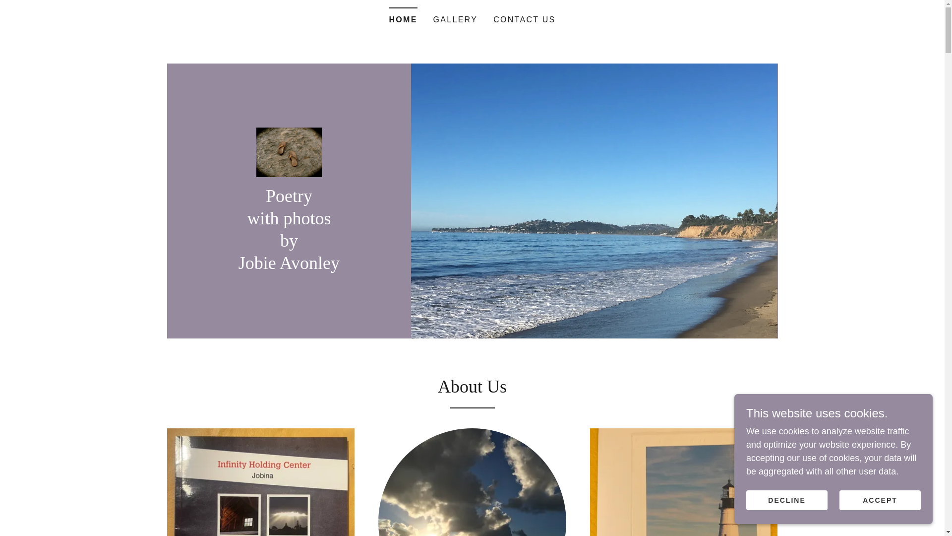 website screenshot of https://jobieavonley.com/