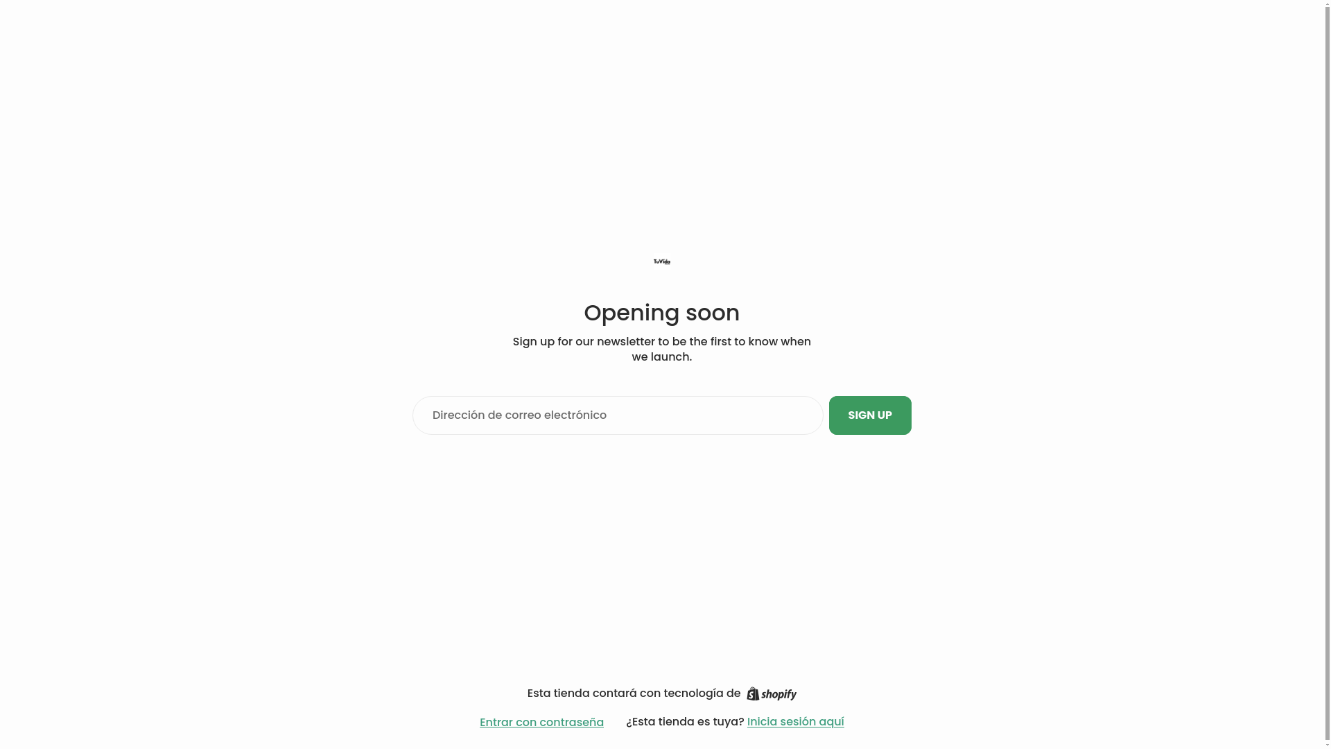 website screenshot of https://tuvidanutrition.com/