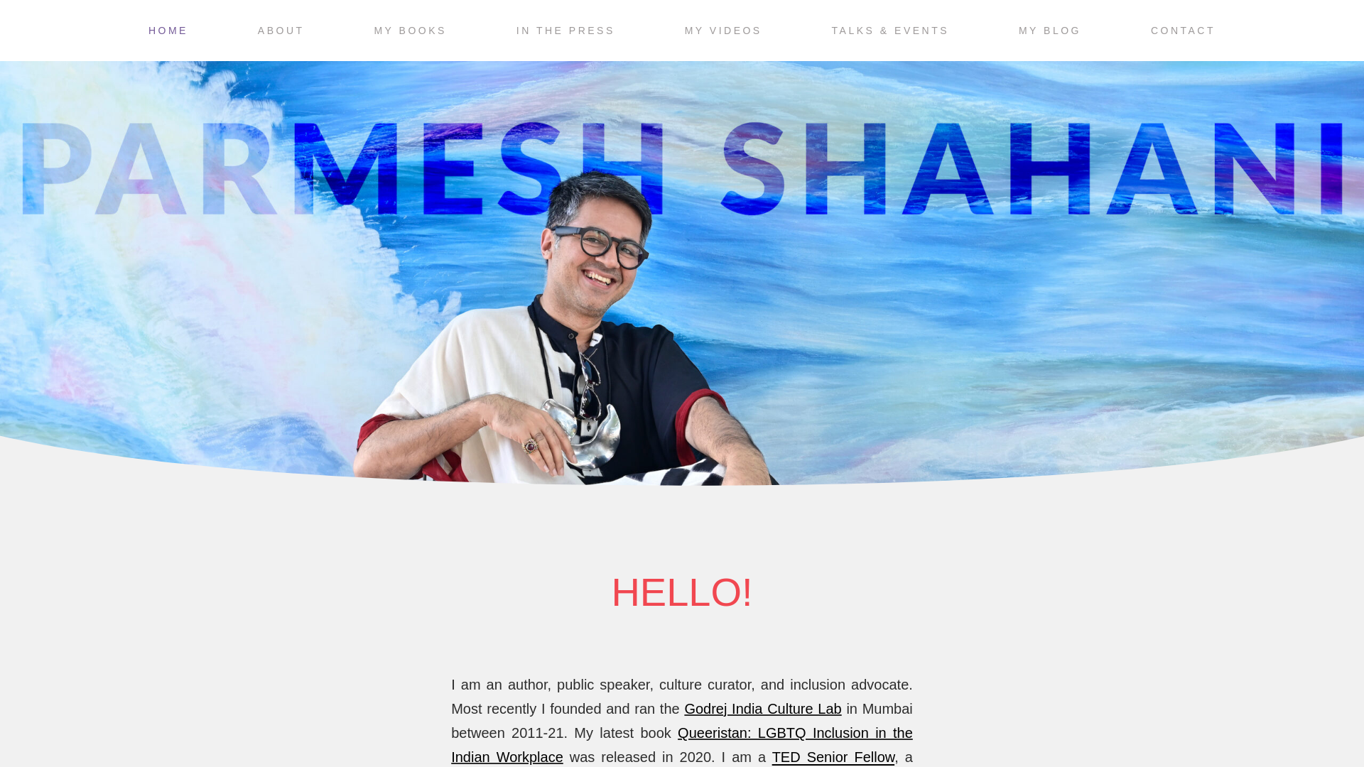 website screenshot of https://parmesh-xq4qv.kinsta.page