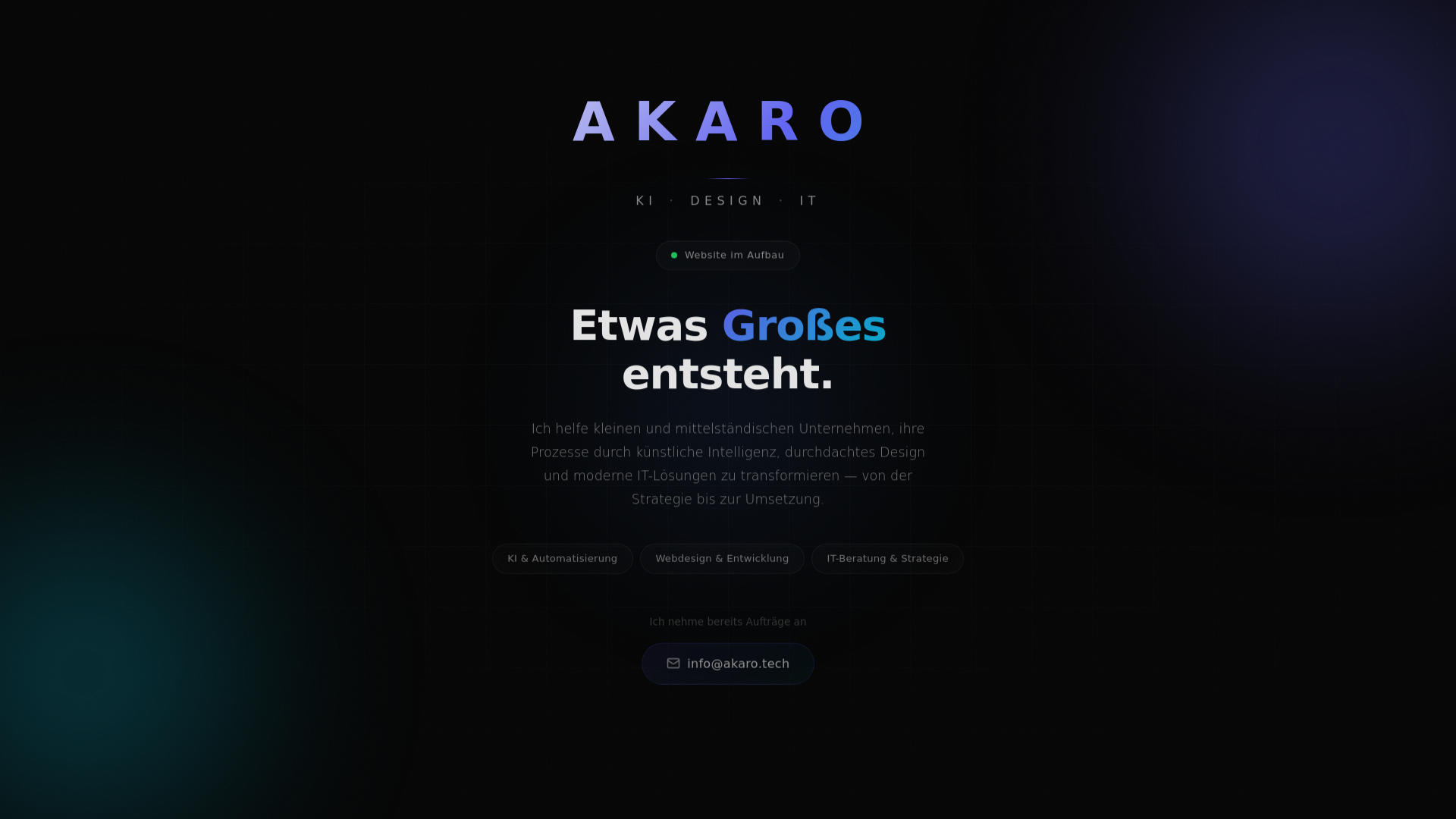 website screenshot of https://akaro-website.pages.dev/