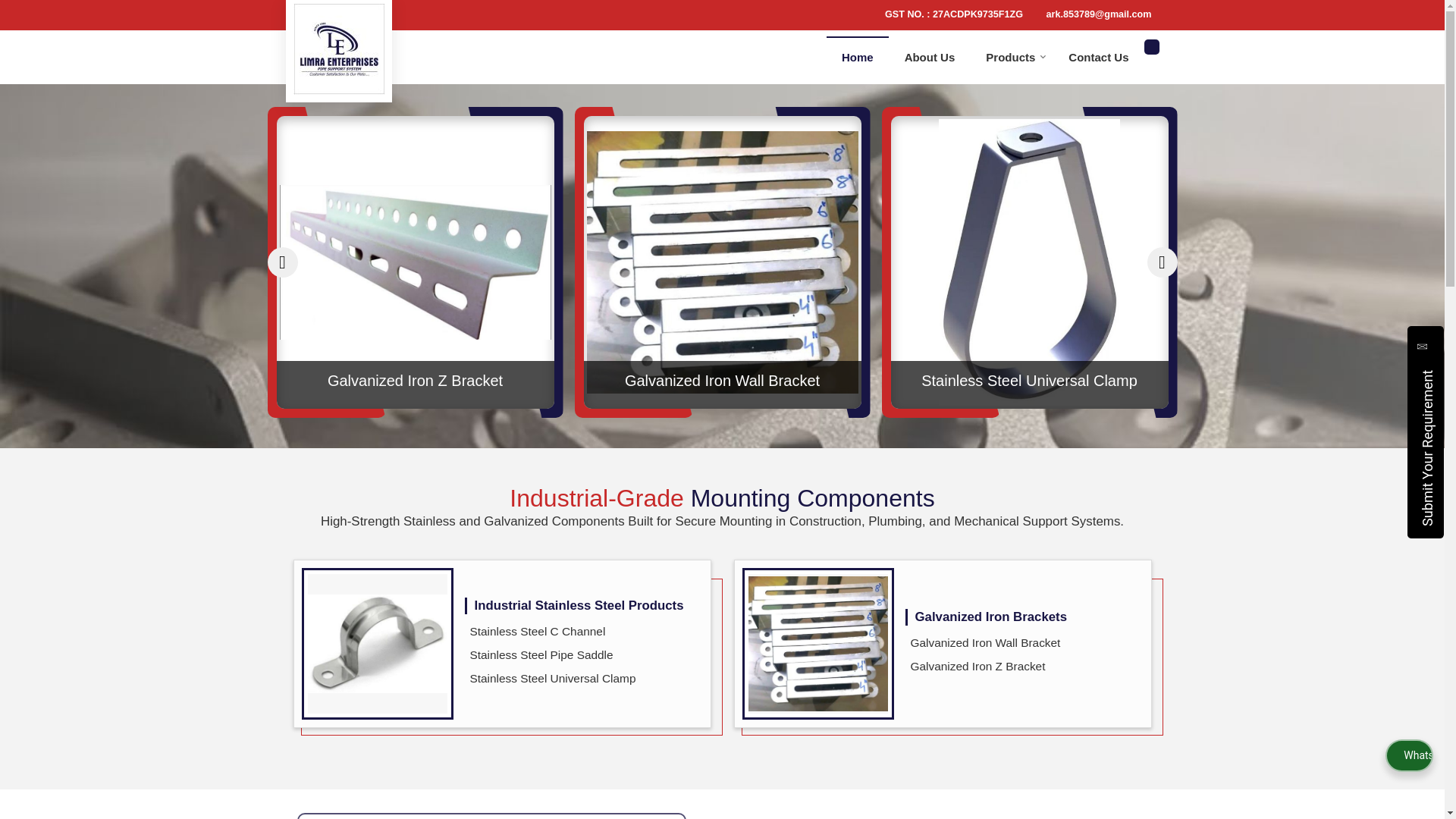 website screenshot of https://limra-enterprises.in/