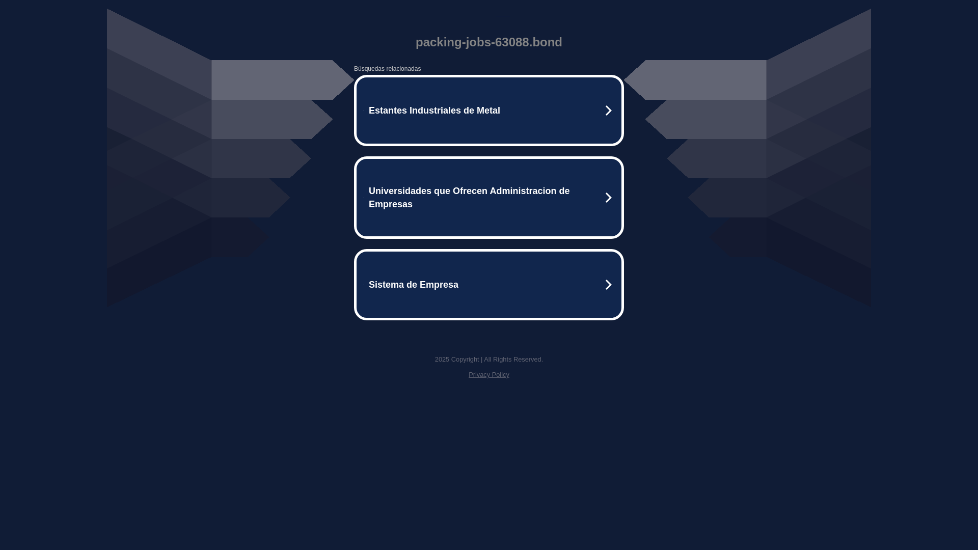 website screenshot of https://packing-jobs-63088.bond/