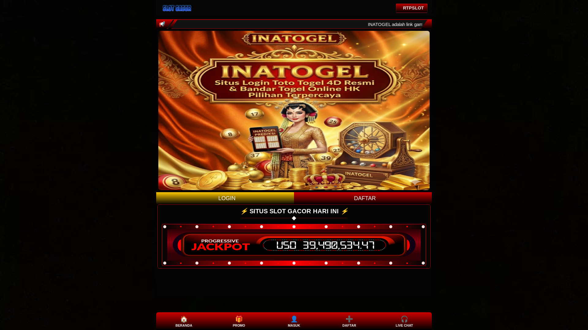 website screenshot of https://inatogel-slarecuperaciones.pages.dev/