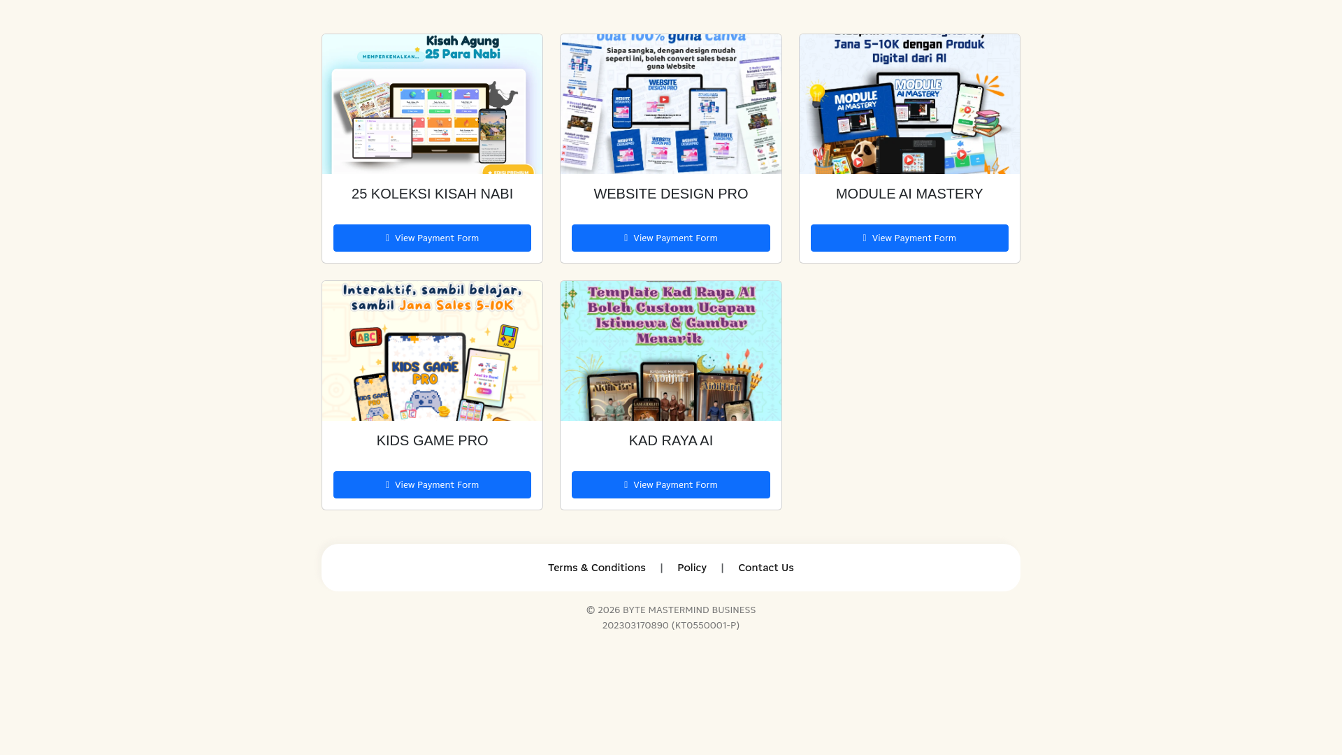 website screenshot of https://aimomentumflow.com/
