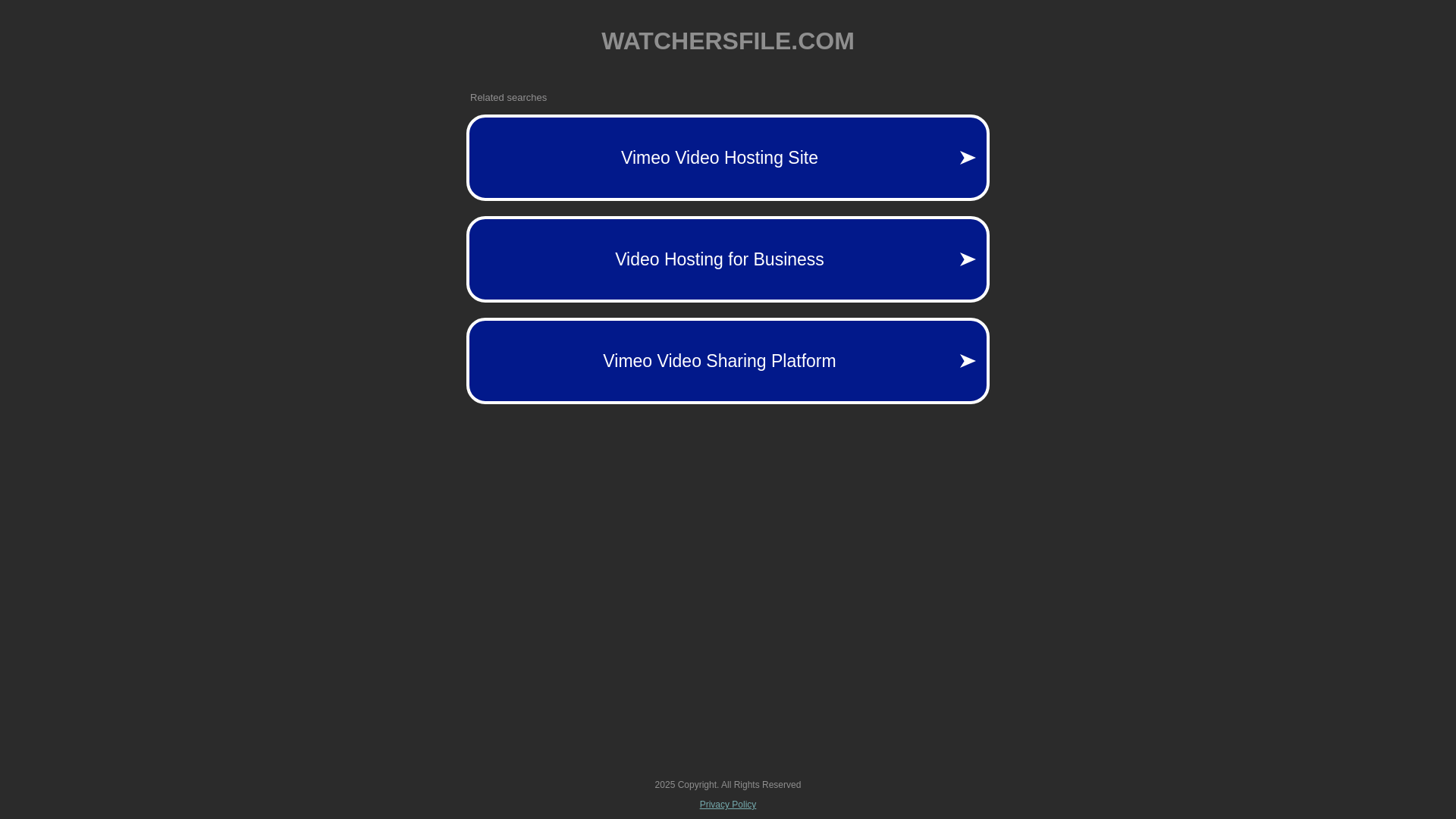 website screenshot of https://watchersfile.com/