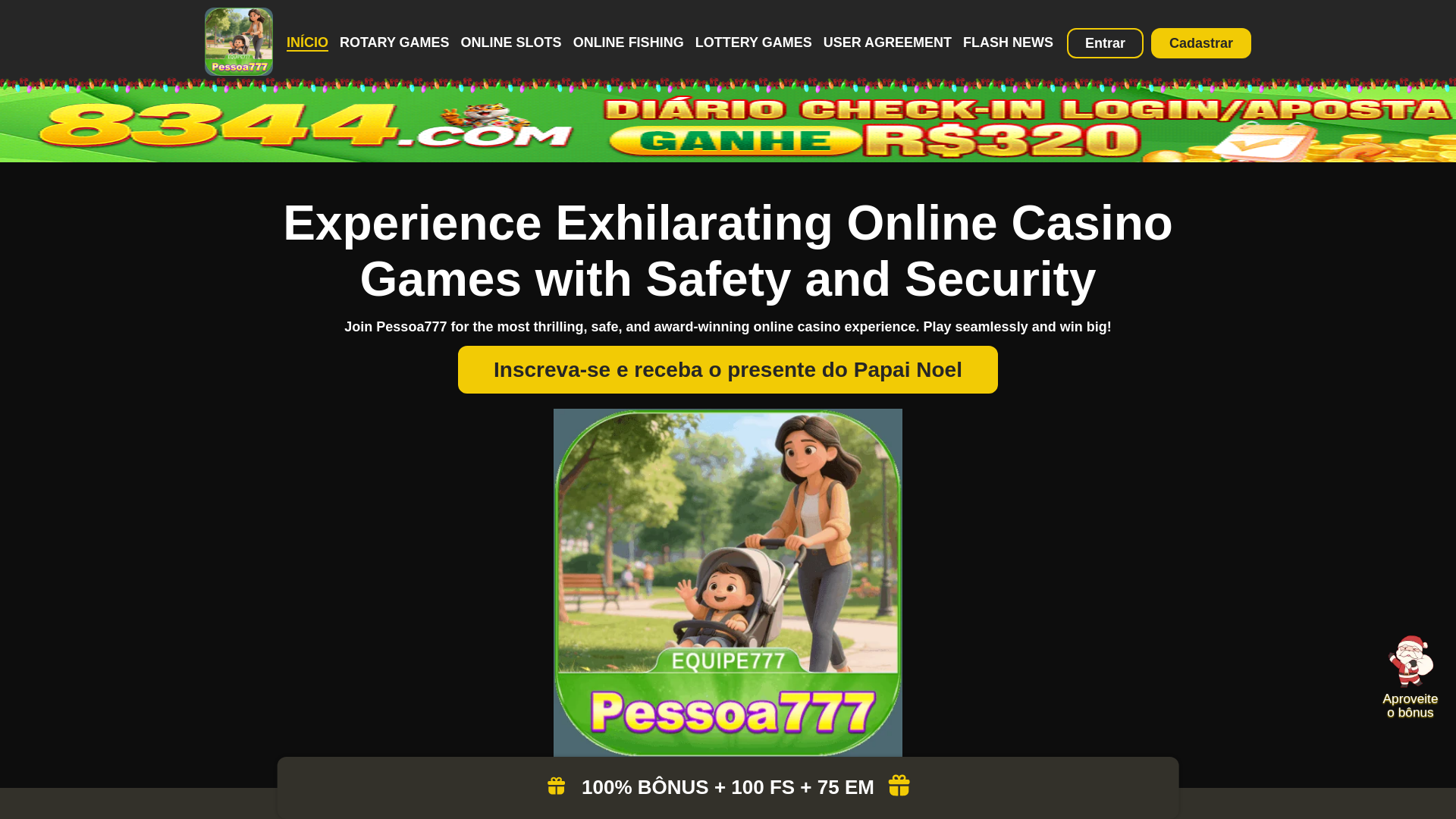 website screenshot of https://wwwpessoa777.com/