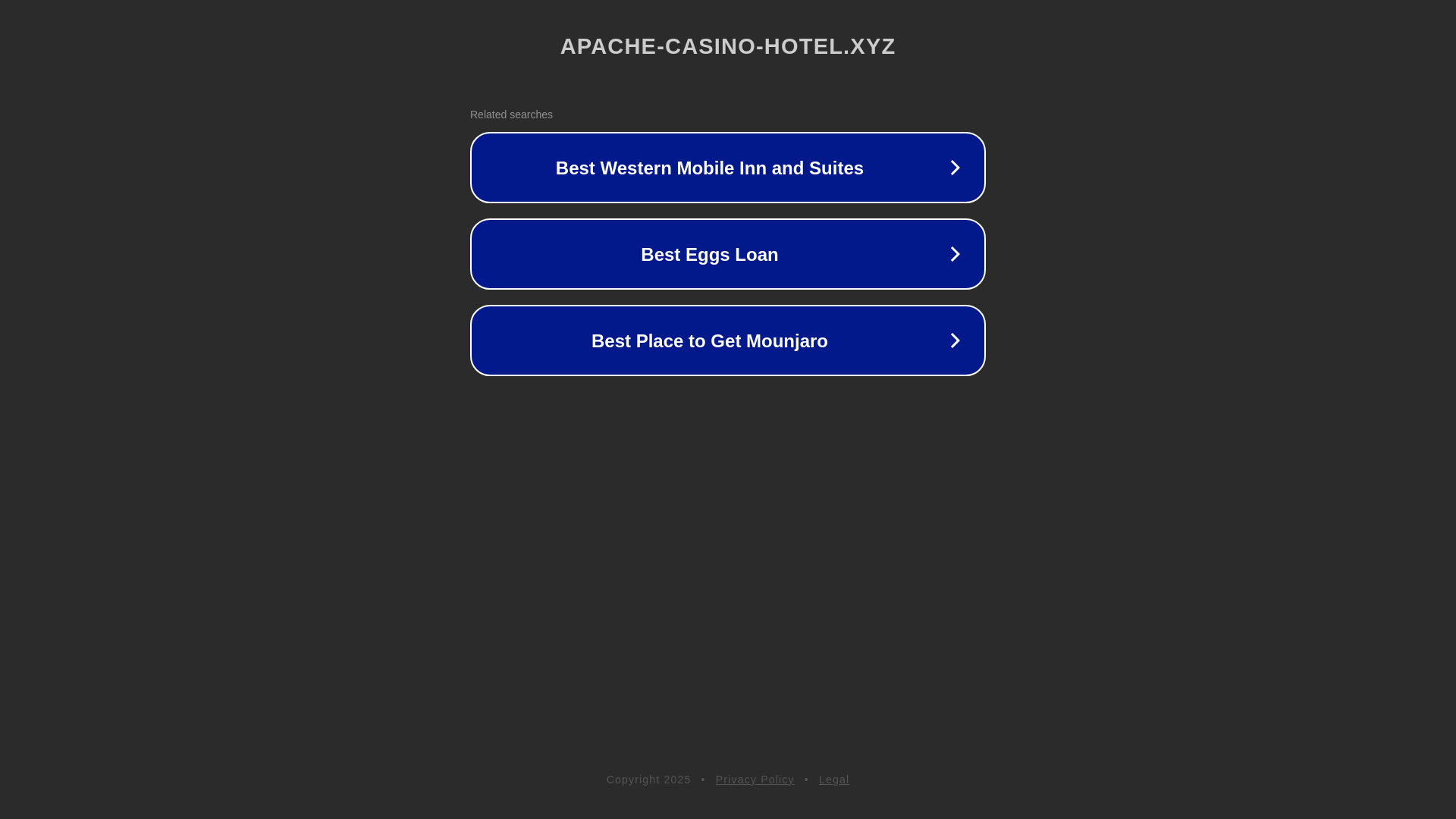 website screenshot of https://apache-casino-hotel.xyz/