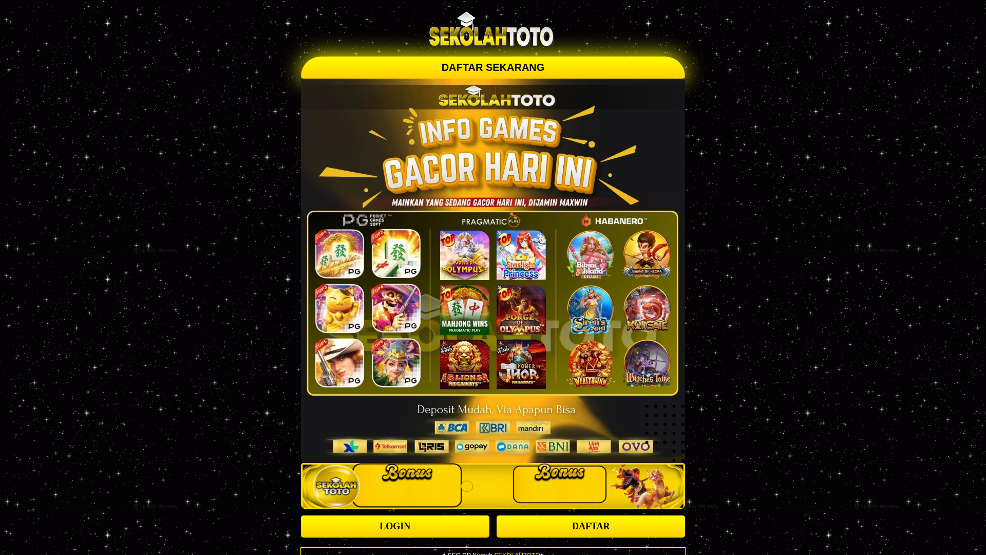 website screenshot of https://bisa-slot-gacor.pages.dev/