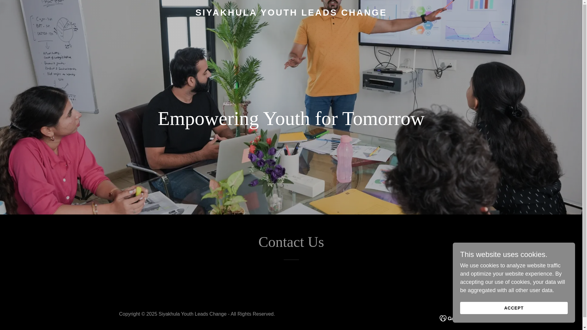 website screenshot of https://siyakhula.africa/