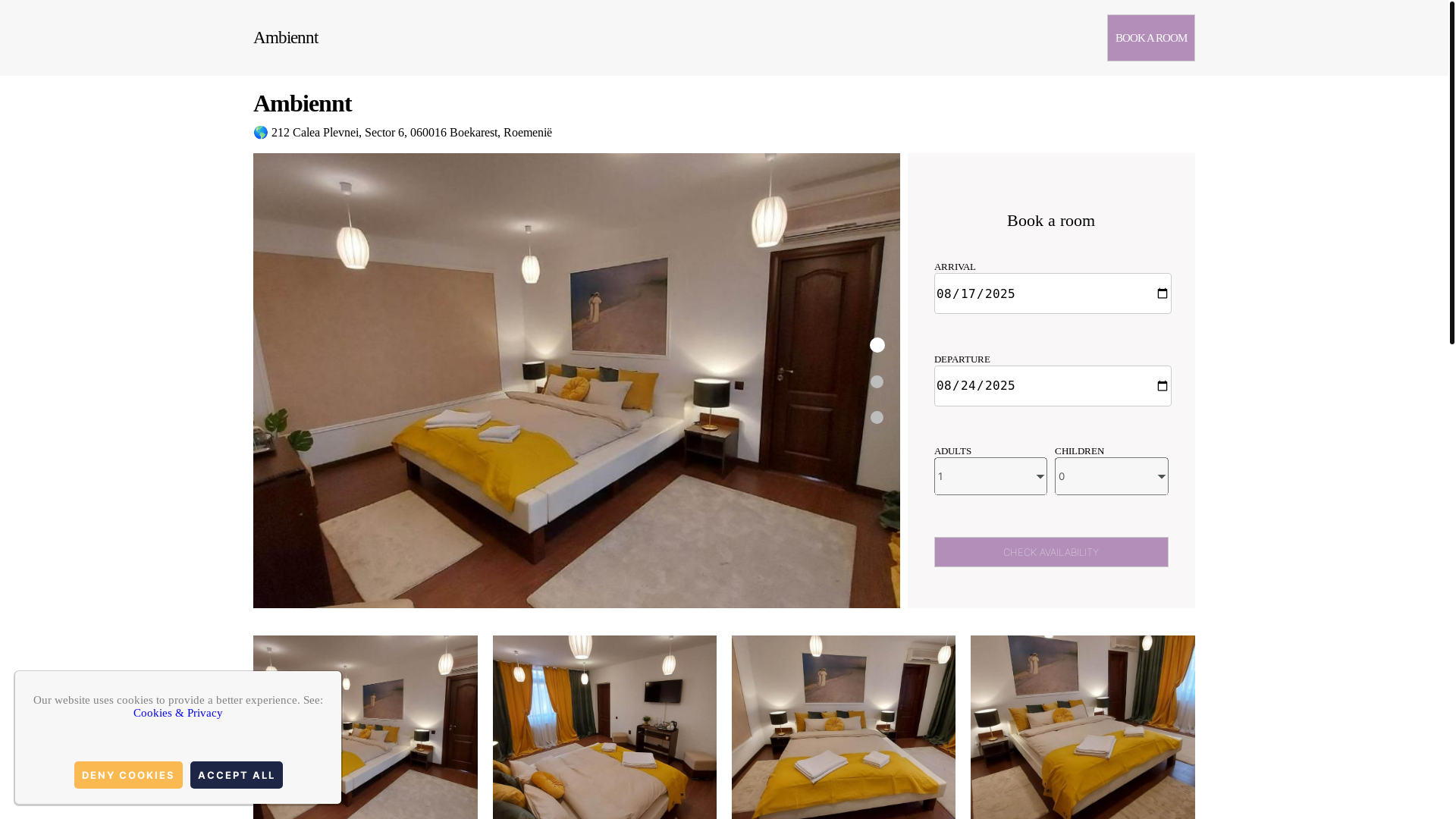 website screenshot of https://ambiennt-hotel.org.es/