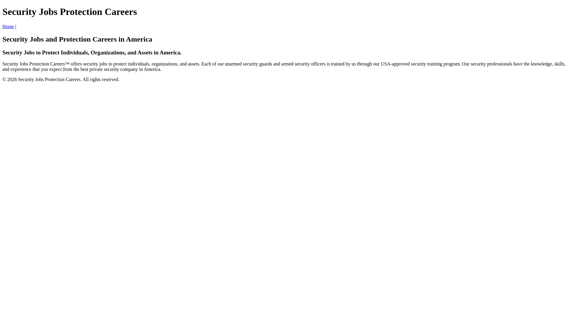 website screenshot of https://securityjobsprotectioncareers.com/