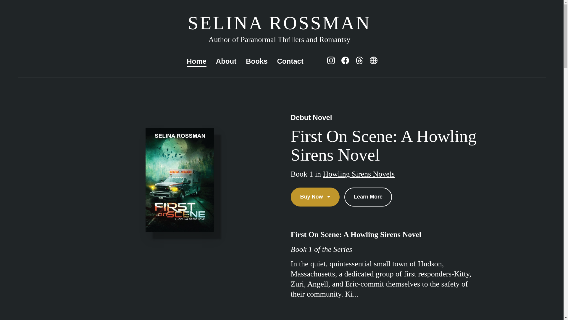 website screenshot of https://selinarossman.com/