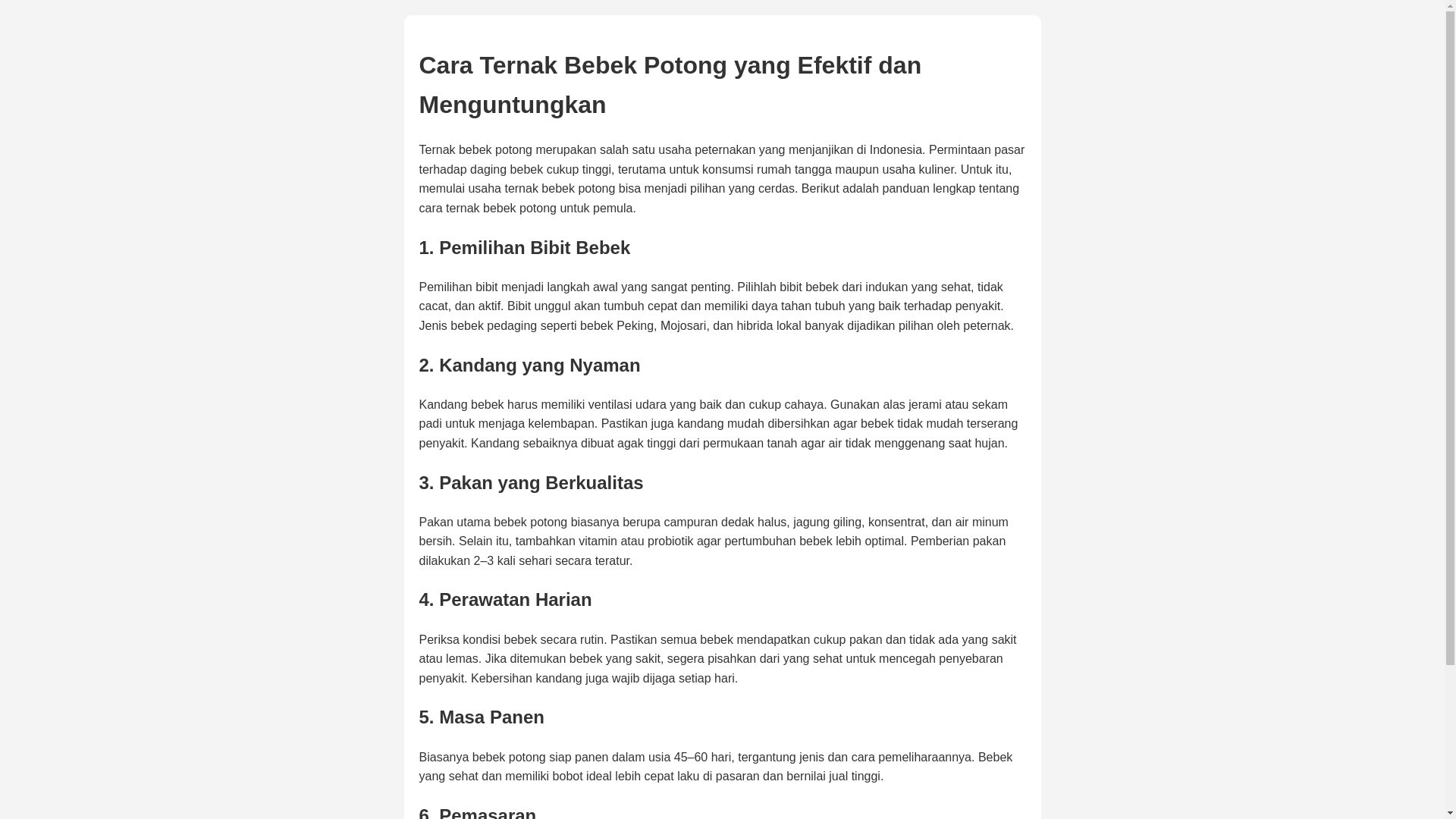 website screenshot of https://bebek-potong.pages.dev/